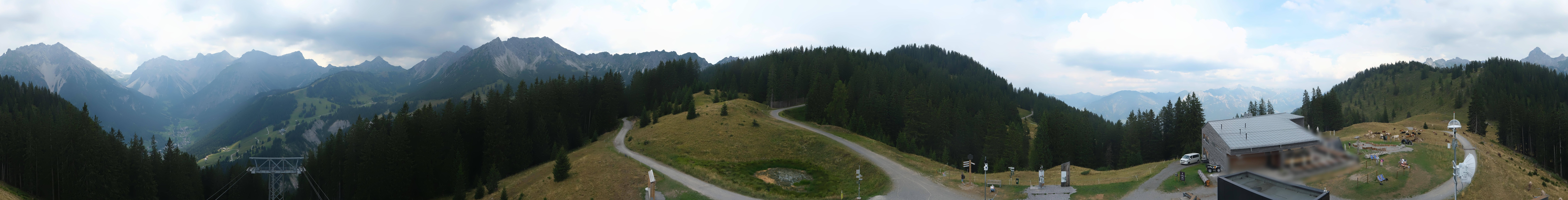 Archiv Foto Webcam Panoramablick Brandnertal, Vorarlberg
