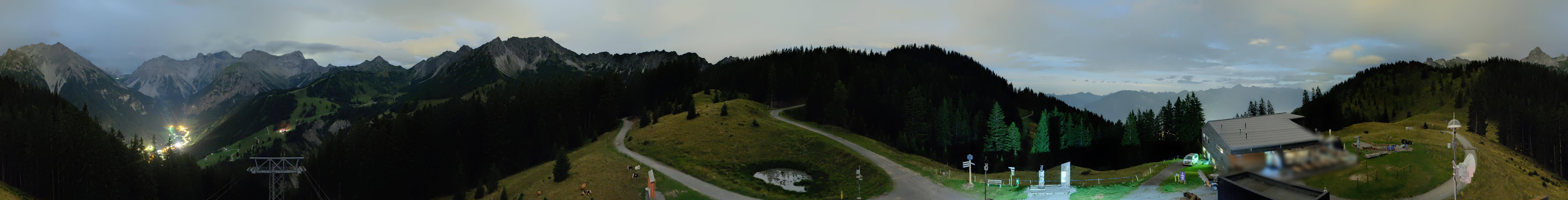 Archiv Foto Webcam Panoramablick Brandnertal, Vorarlberg