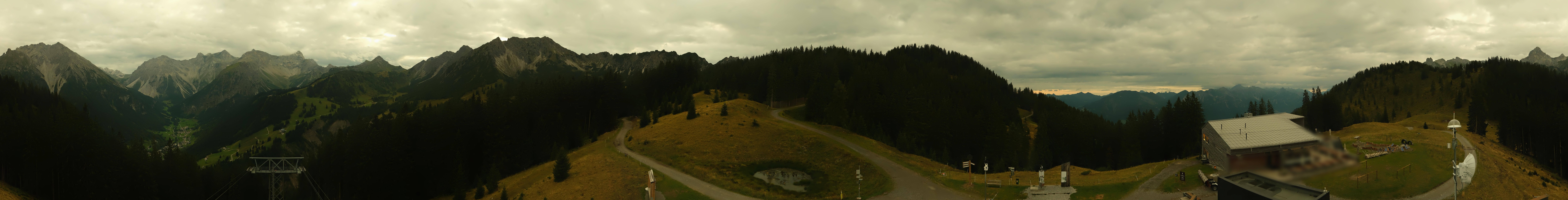 Archived image Webcam Panoramic view valley "Brandnertal", Vorarlberg