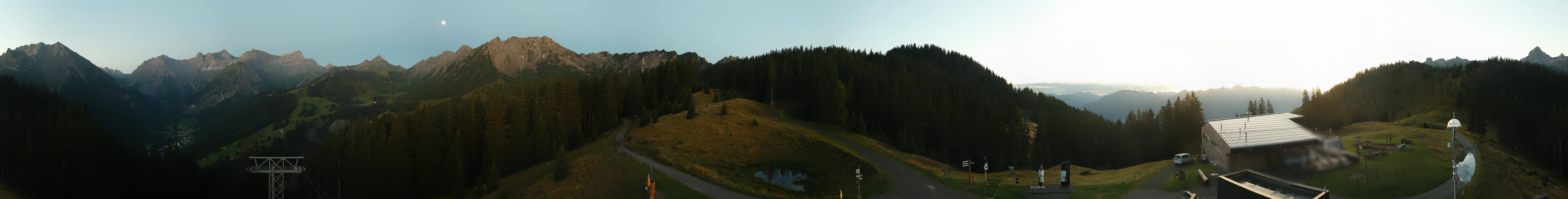 Archiv Foto Webcam Panoramablick Brandnertal, Vorarlberg
