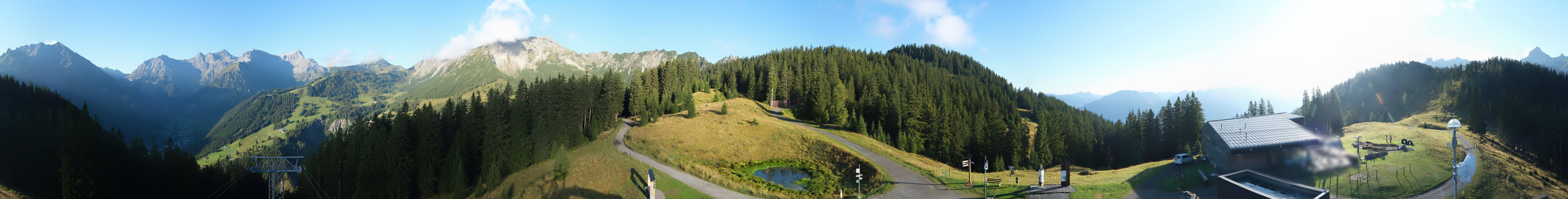 Archiv Foto Webcam Panoramablick Brandnertal, Vorarlberg