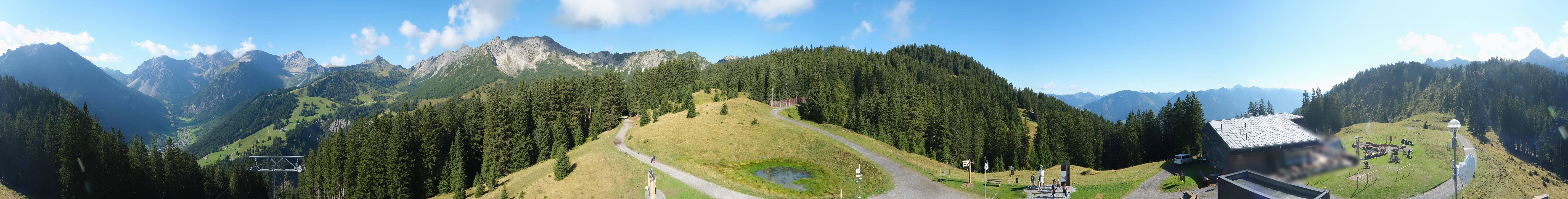 Archiv Foto Webcam Panoramablick Brandnertal, Vorarlberg