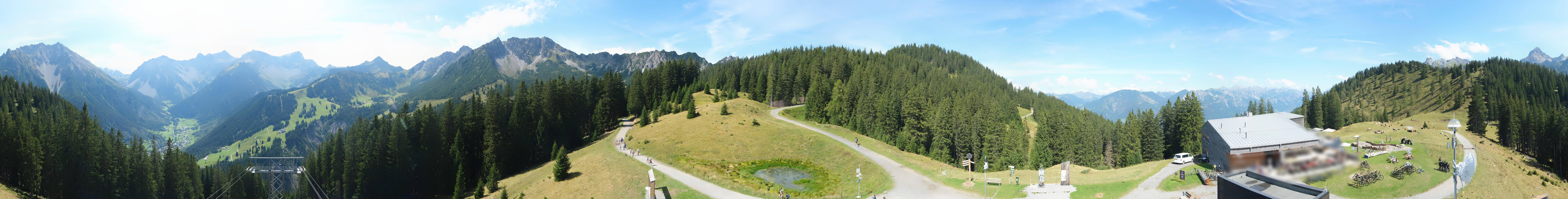 Archiv Foto Webcam Panoramablick Brandnertal, Vorarlberg