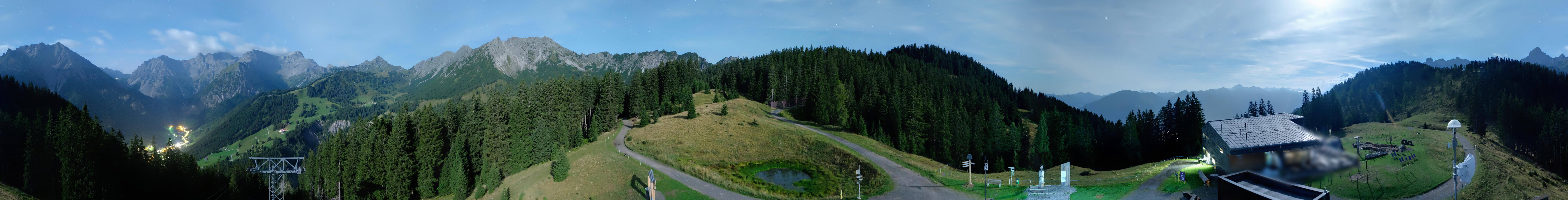 Archiv Foto Webcam Panoramablick Brandnertal, Vorarlberg