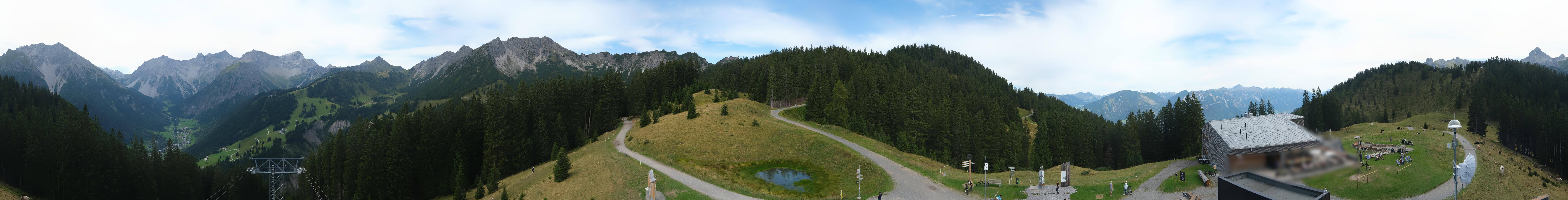 Archiv Foto Webcam Panoramablick Brandnertal, Vorarlberg