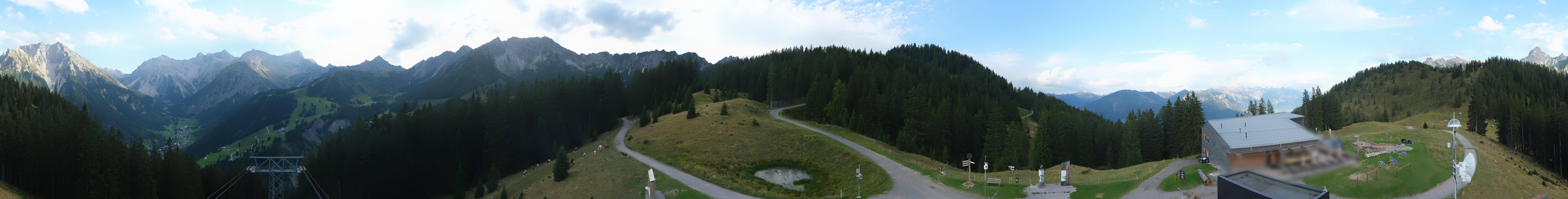 Archiv Foto Webcam Panoramablick Brandnertal, Vorarlberg