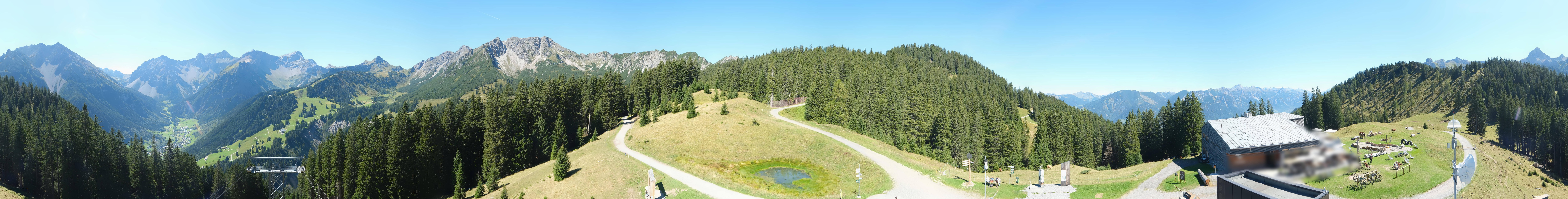Archiv Foto Webcam Panoramablick Brandnertal, Vorarlberg