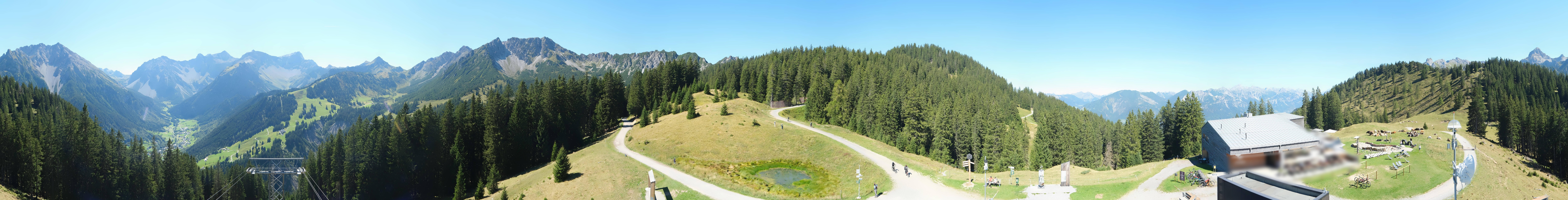 Archiv Foto Webcam Panoramablick Brandnertal, Vorarlberg