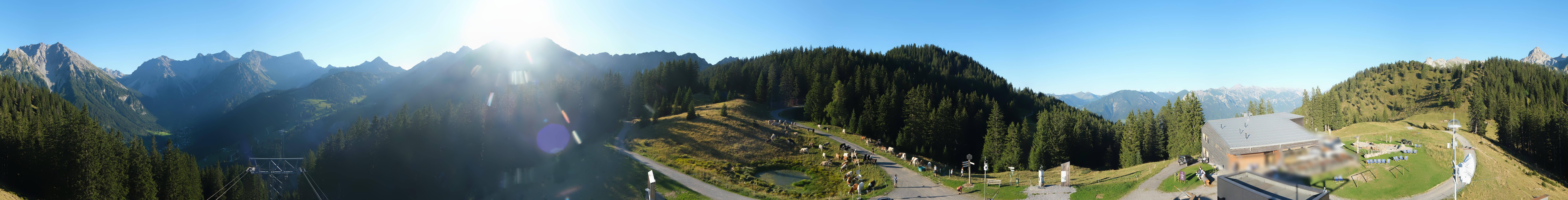 Archiv Foto Webcam Panoramablick Brandnertal, Vorarlberg