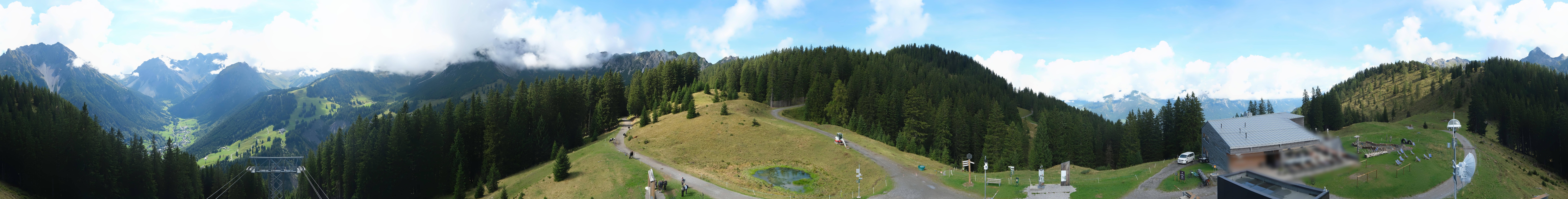 Archiv Foto Webcam Panoramablick Brandnertal, Vorarlberg