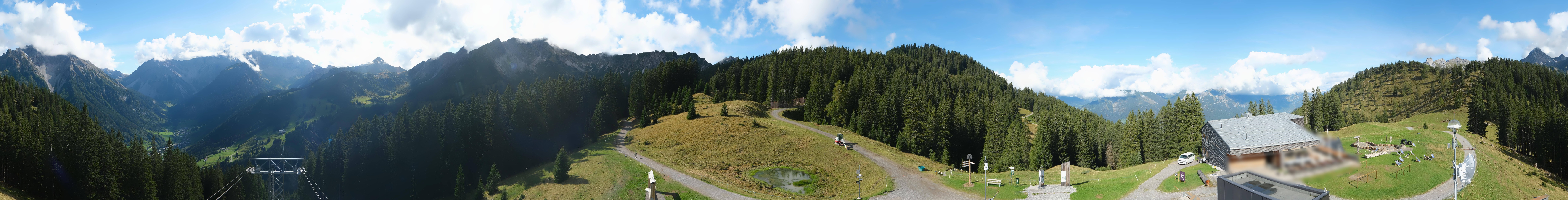 Archiv Foto Webcam Panoramablick Brandnertal, Vorarlberg