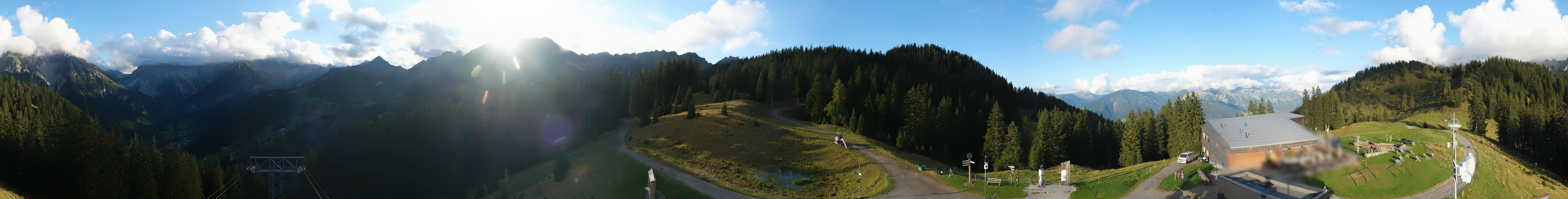 Archiv Foto Webcam Panoramablick Brandnertal, Vorarlberg