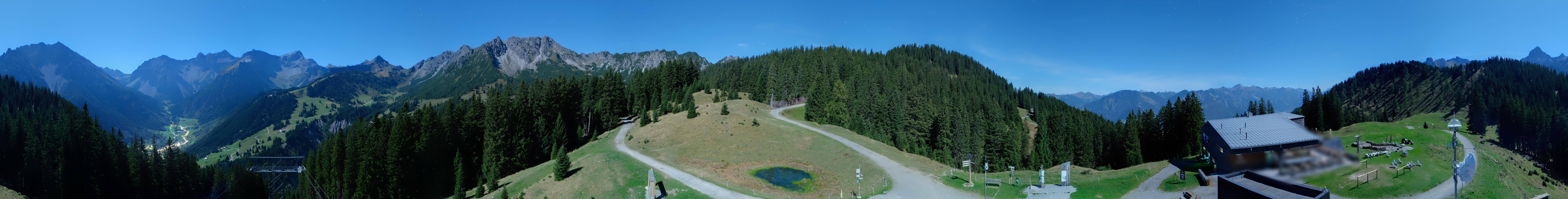 Archiv Foto Webcam Panoramablick Brandnertal, Vorarlberg