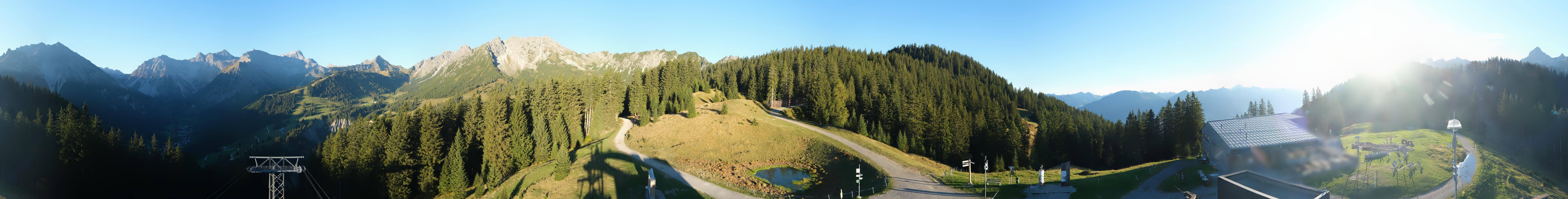 Archiv Foto Webcam Panoramablick Brandnertal, Vorarlberg