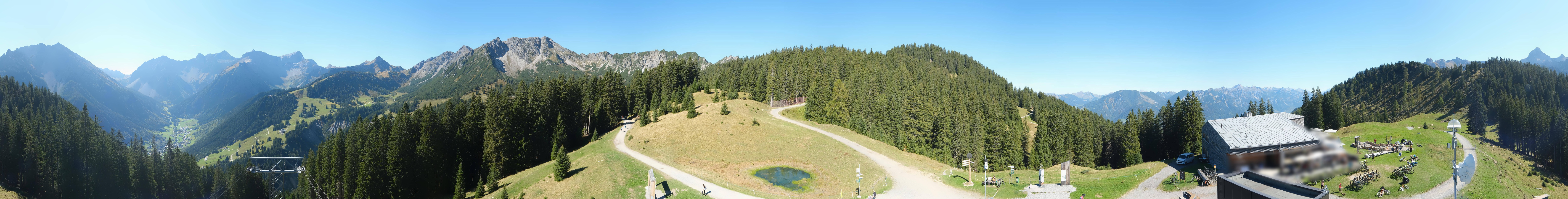 Archiv Foto Webcam Panoramablick Brandnertal, Vorarlberg