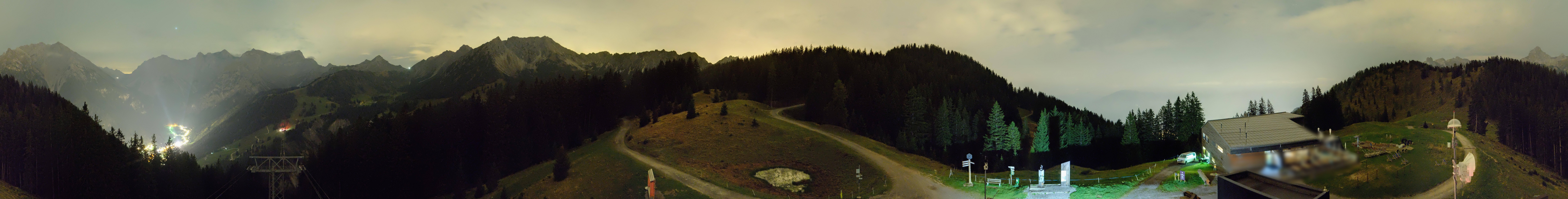 Archiv Foto Webcam Panoramablick Brandnertal, Vorarlberg