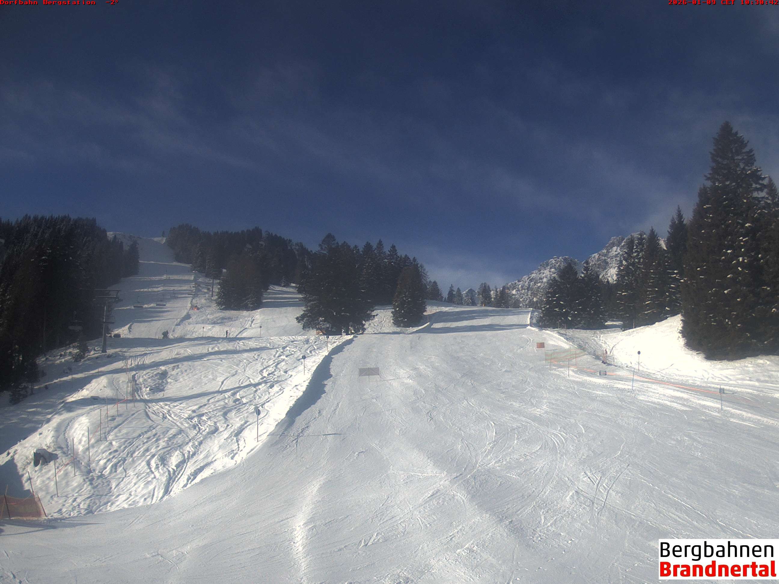 Archiv Foto Webcam Bergstation Dorfbahn, Brandnertal in Vorarlberg