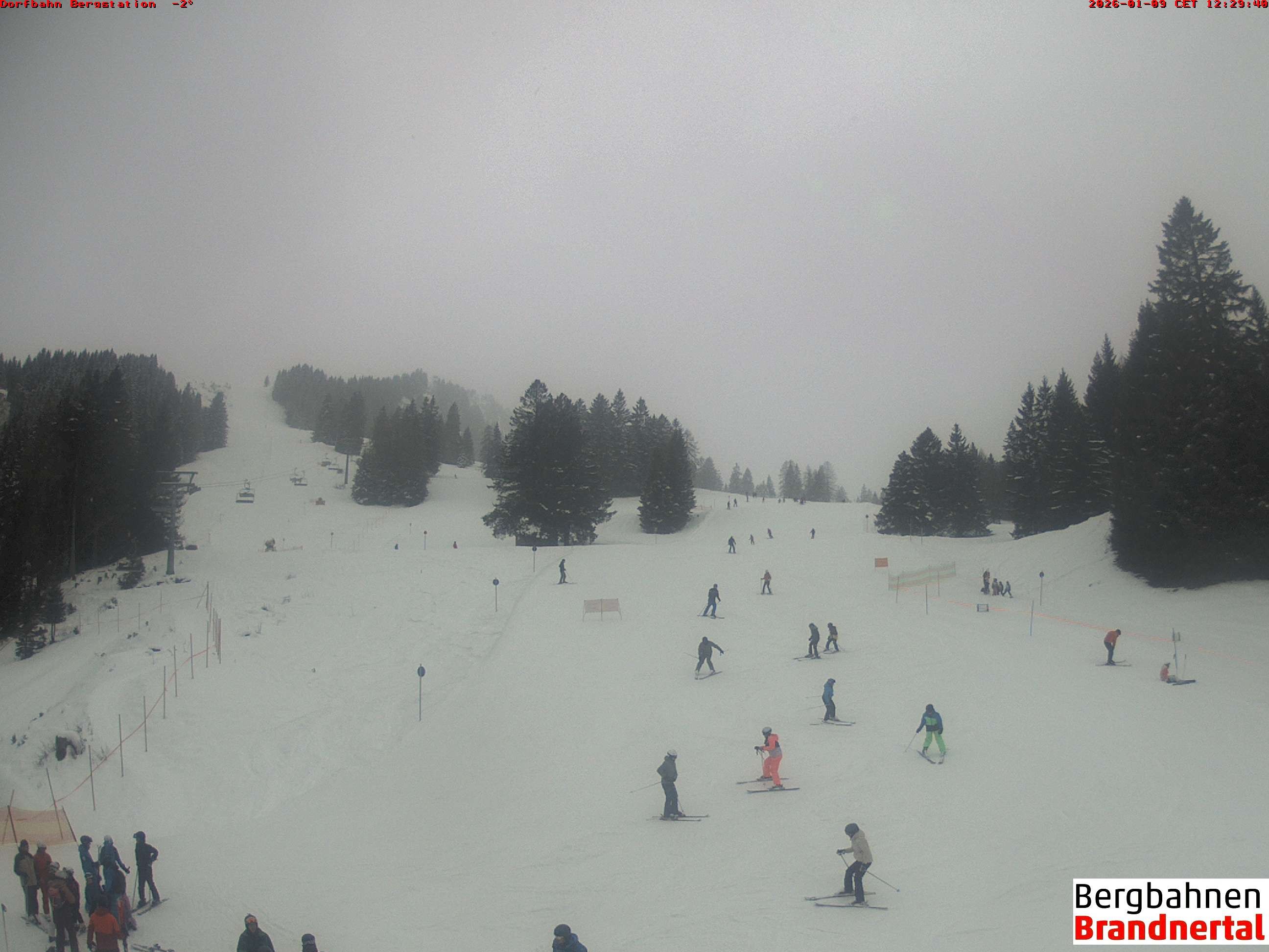 Archiv Foto Webcam Bergstation Dorfbahn, Brandnertal in Vorarlberg