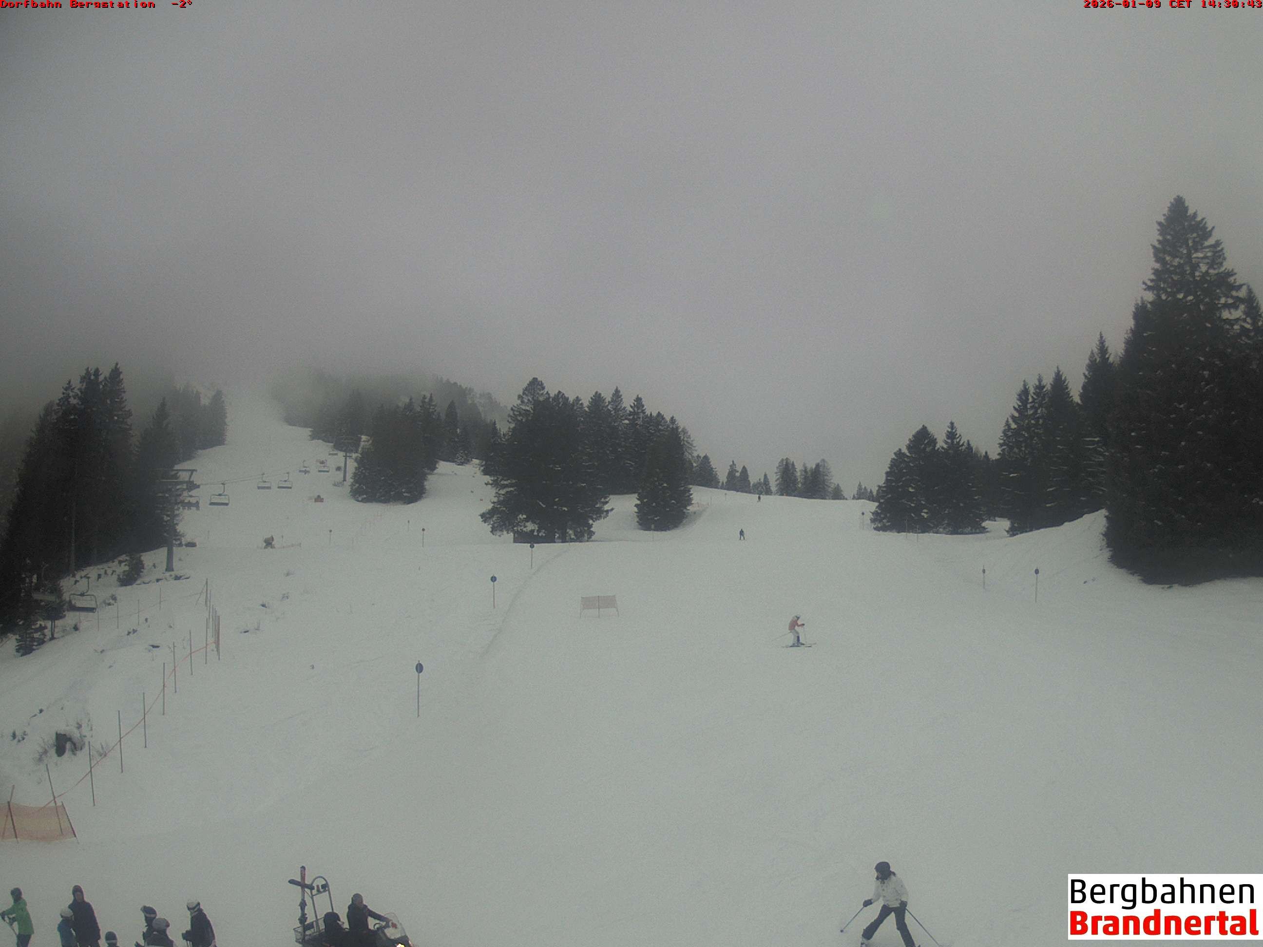 Archiv Foto Webcam Bergstation Dorfbahn, Brandnertal in Vorarlberg