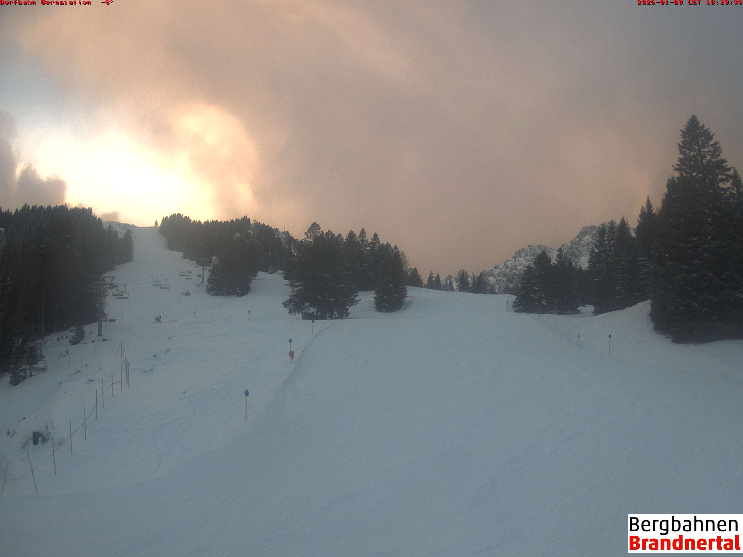 Archiv Foto Webcam Bergstation Dorfbahn, Brandnertal in Vorarlberg