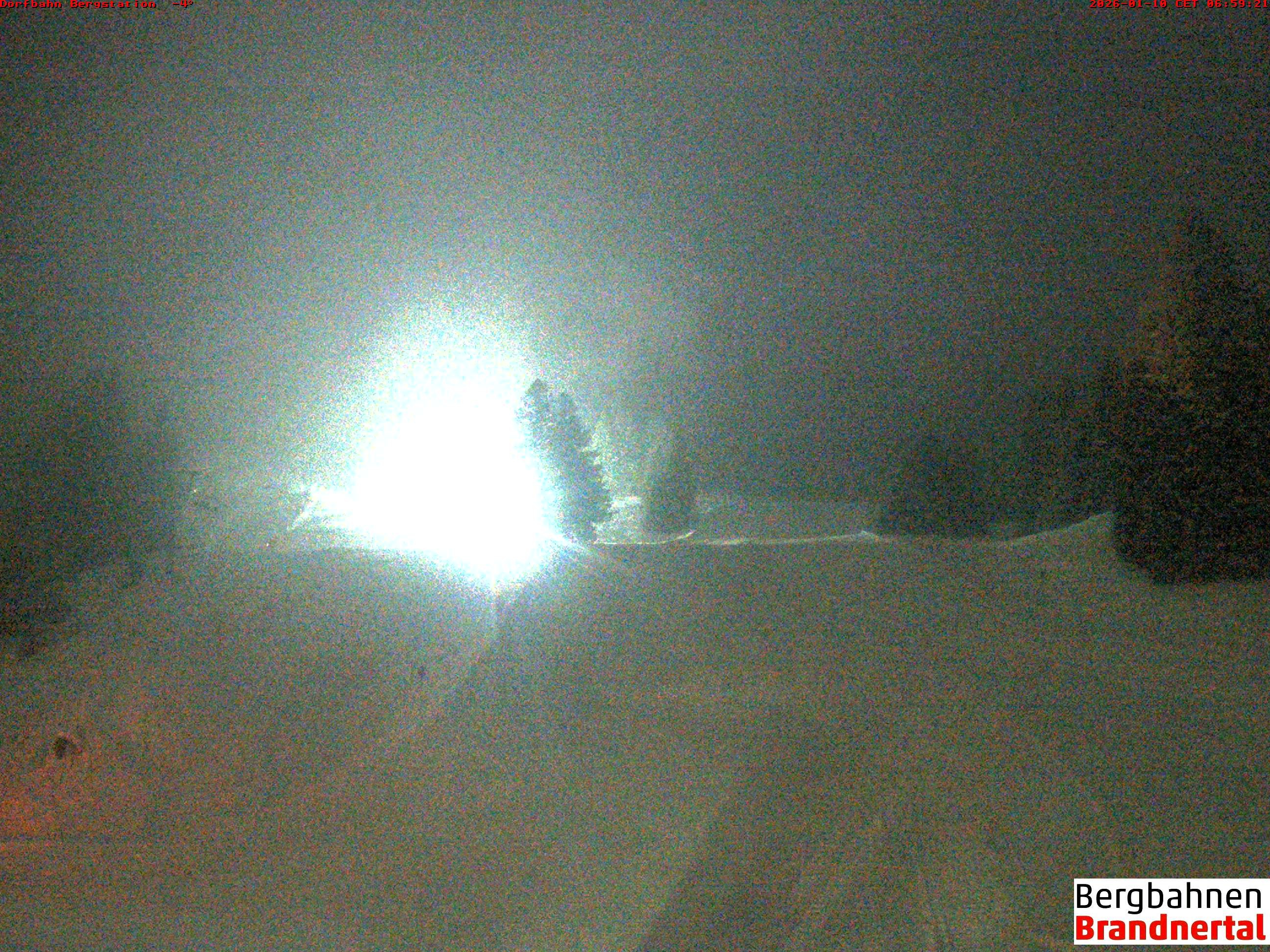 Archived image Webcam mountain station "Dorfbahn", valley "Brandnertal"