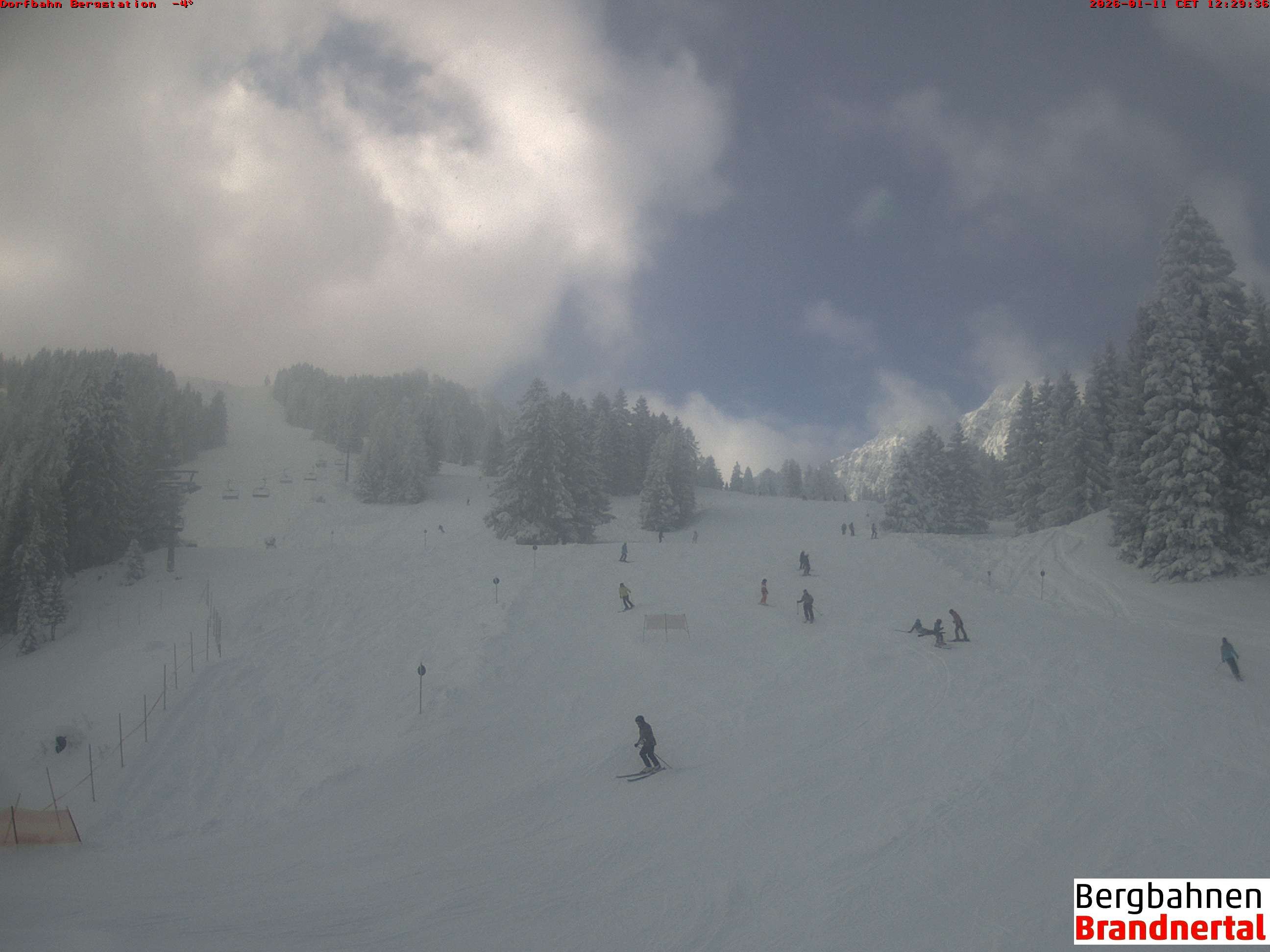 Archiv Foto Webcam Bergstation Dorfbahn, Brandnertal in Vorarlberg