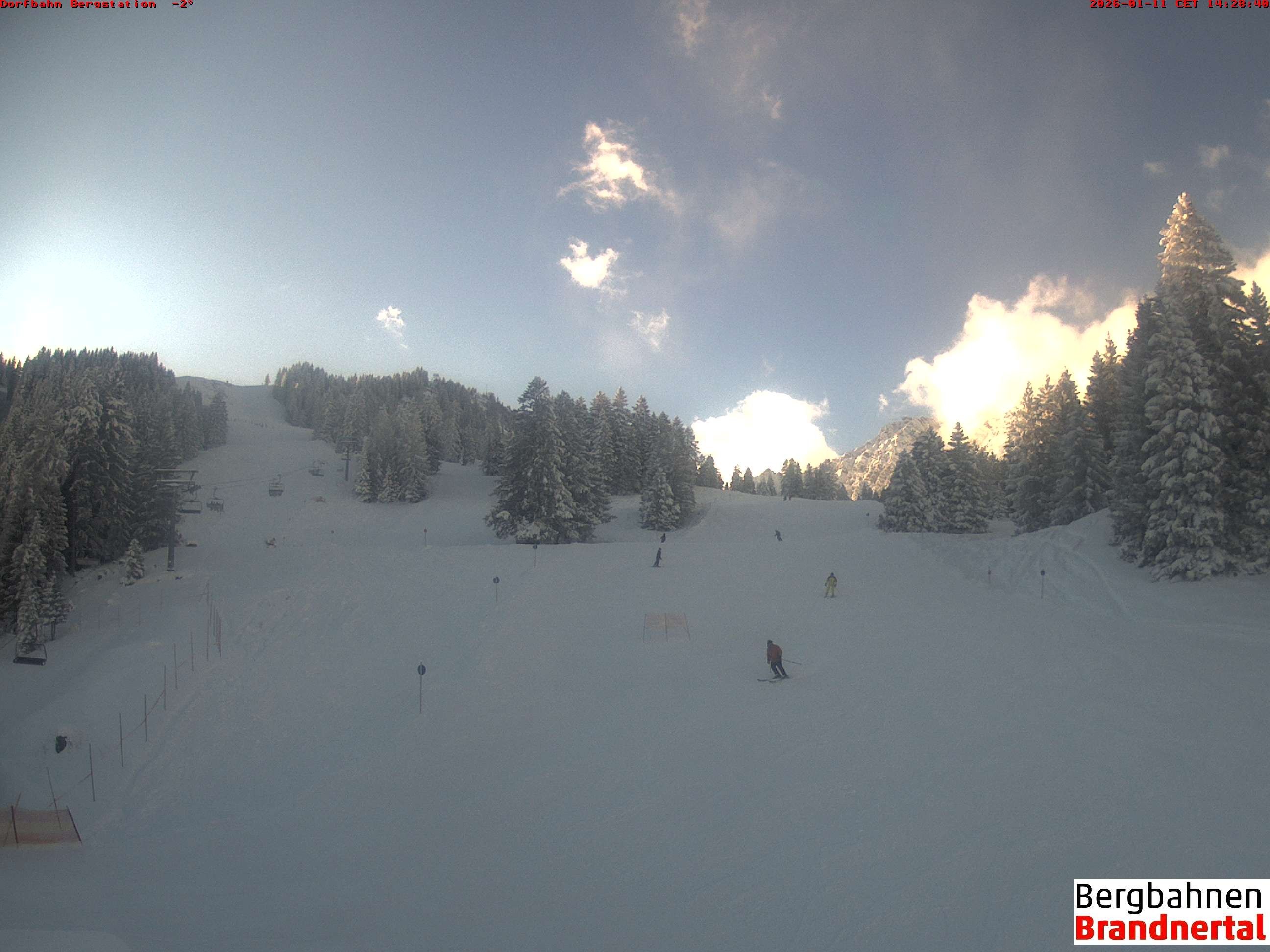 Archiv Foto Webcam Bergstation Dorfbahn, Brandnertal in Vorarlberg