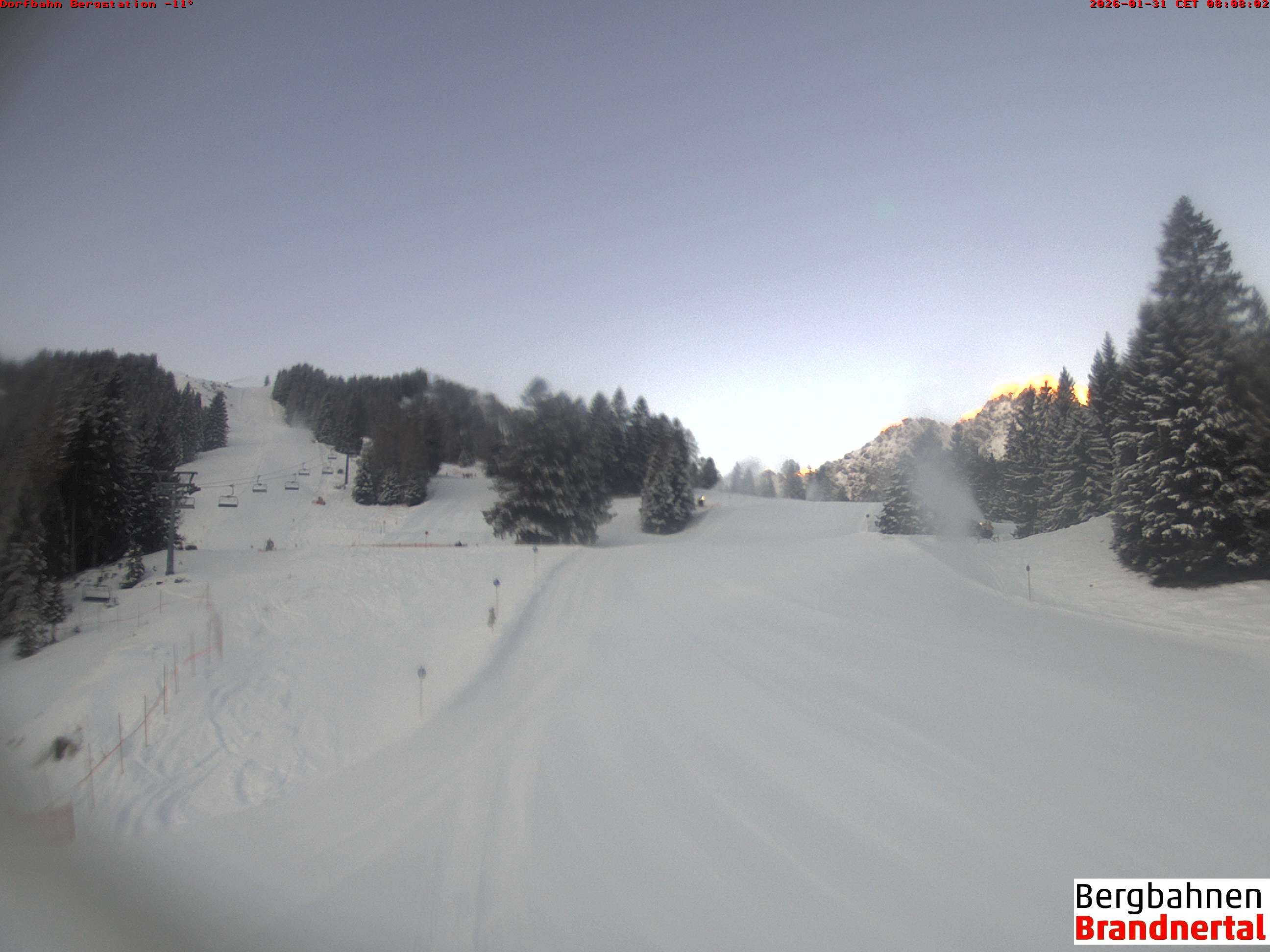 Archiv Foto Webcam Bergstation Dorfbahn, Brandnertal in Vorarlberg