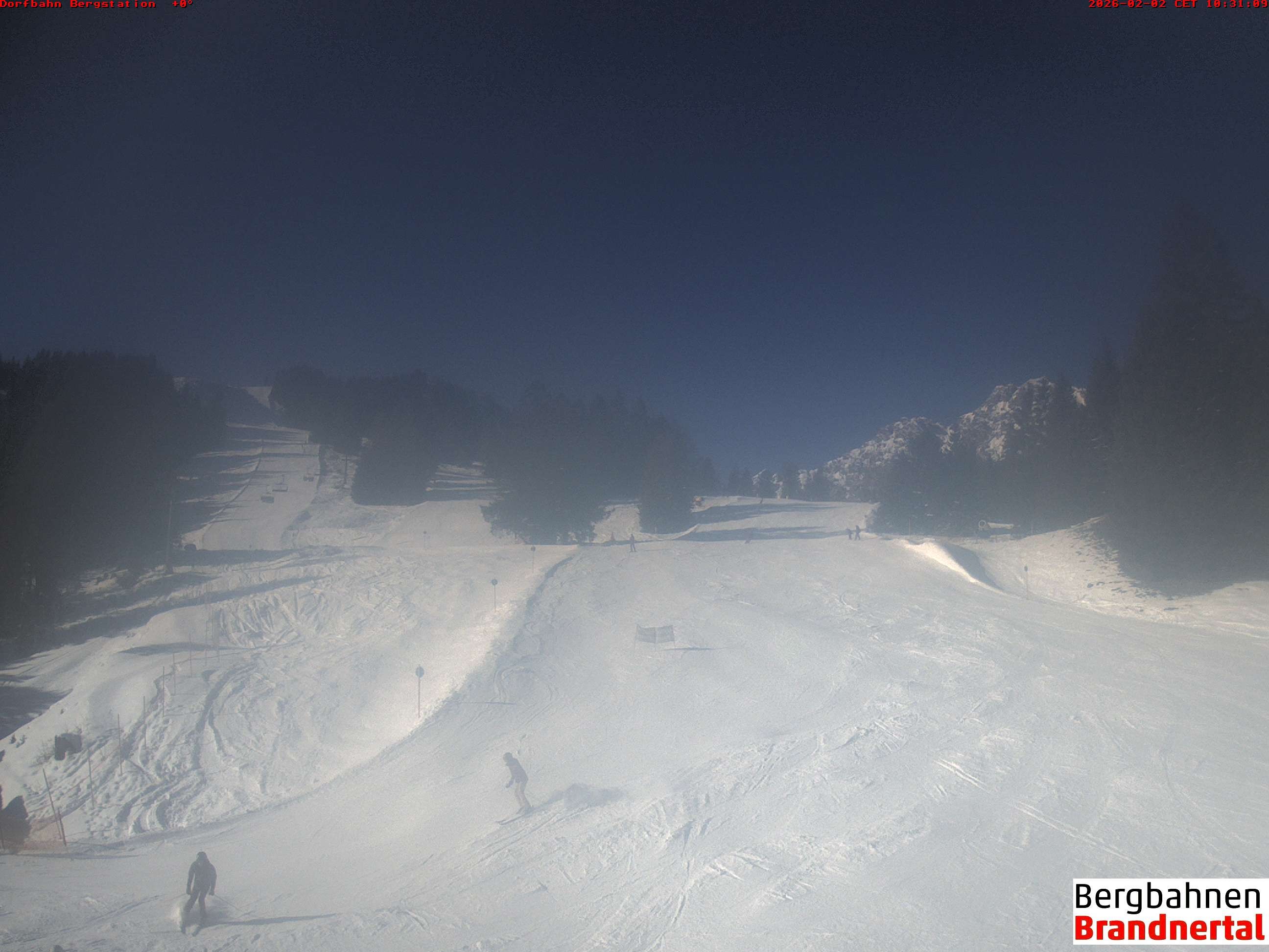 Archiv Foto Webcam Bergstation Dorfbahn, Brandnertal in Vorarlberg