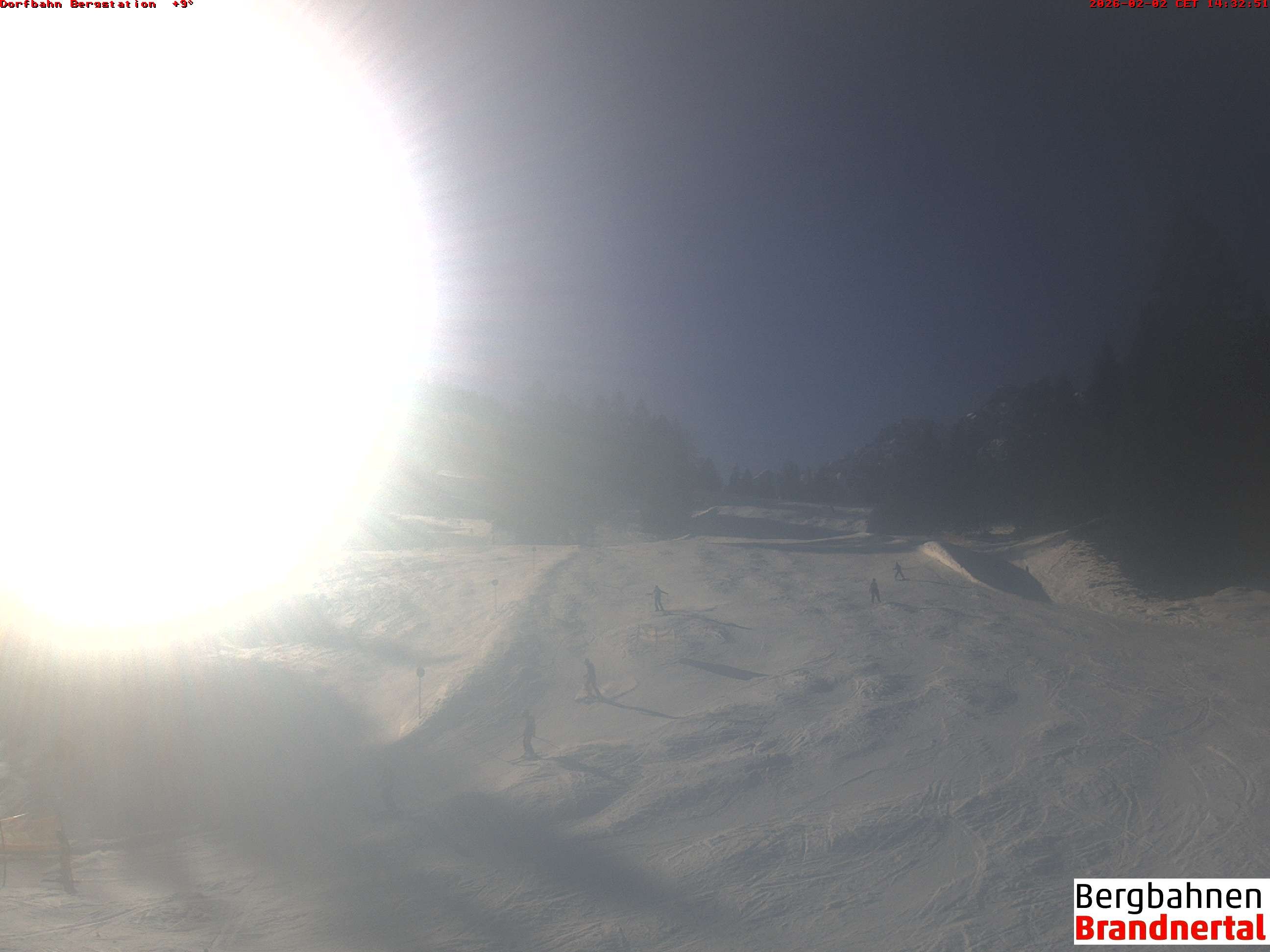Archiv Foto Webcam Bergstation Dorfbahn, Brandnertal in Vorarlberg