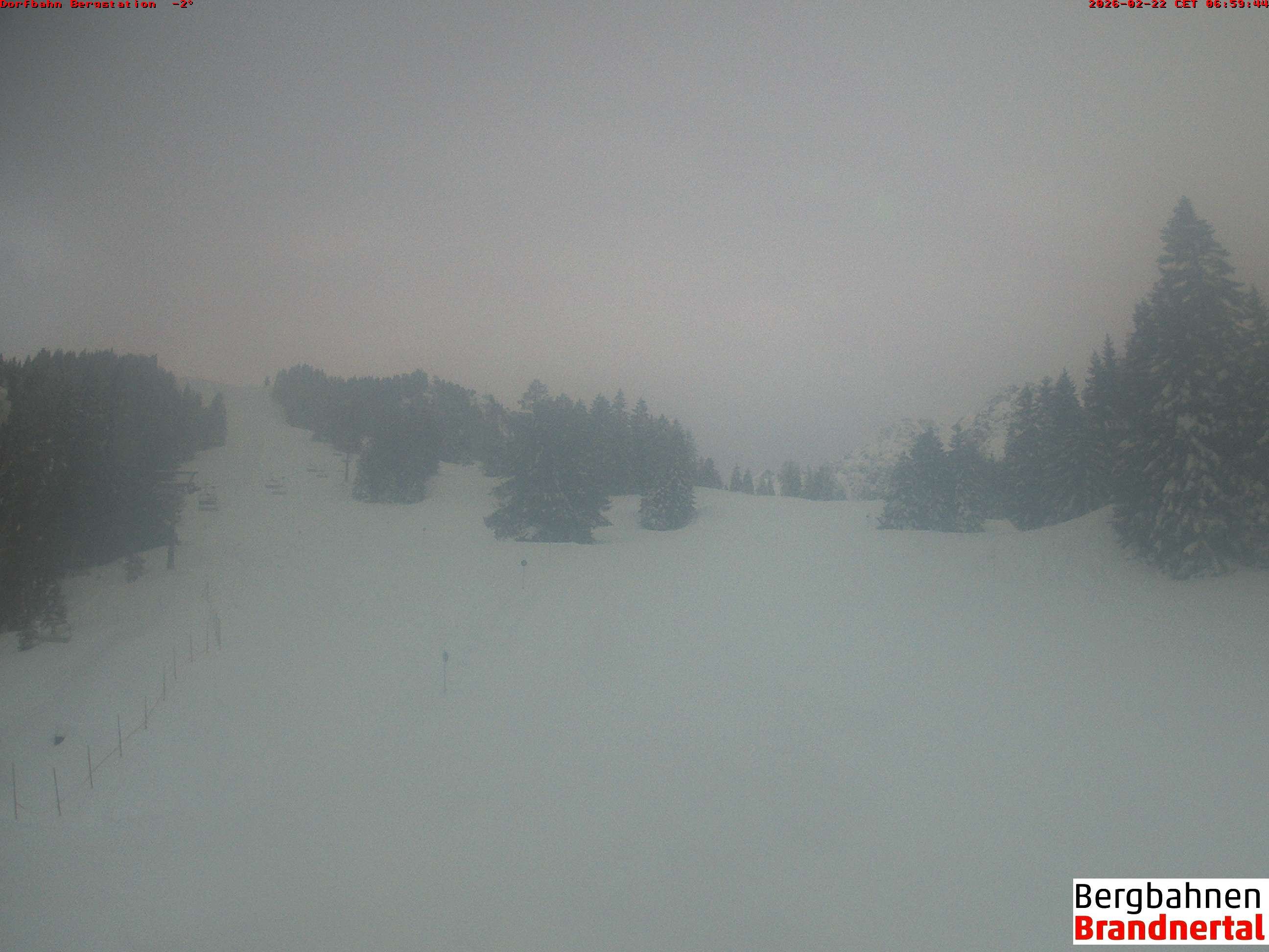 Archiv Foto Webcam Bergstation Dorfbahn, Brandnertal in Vorarlberg