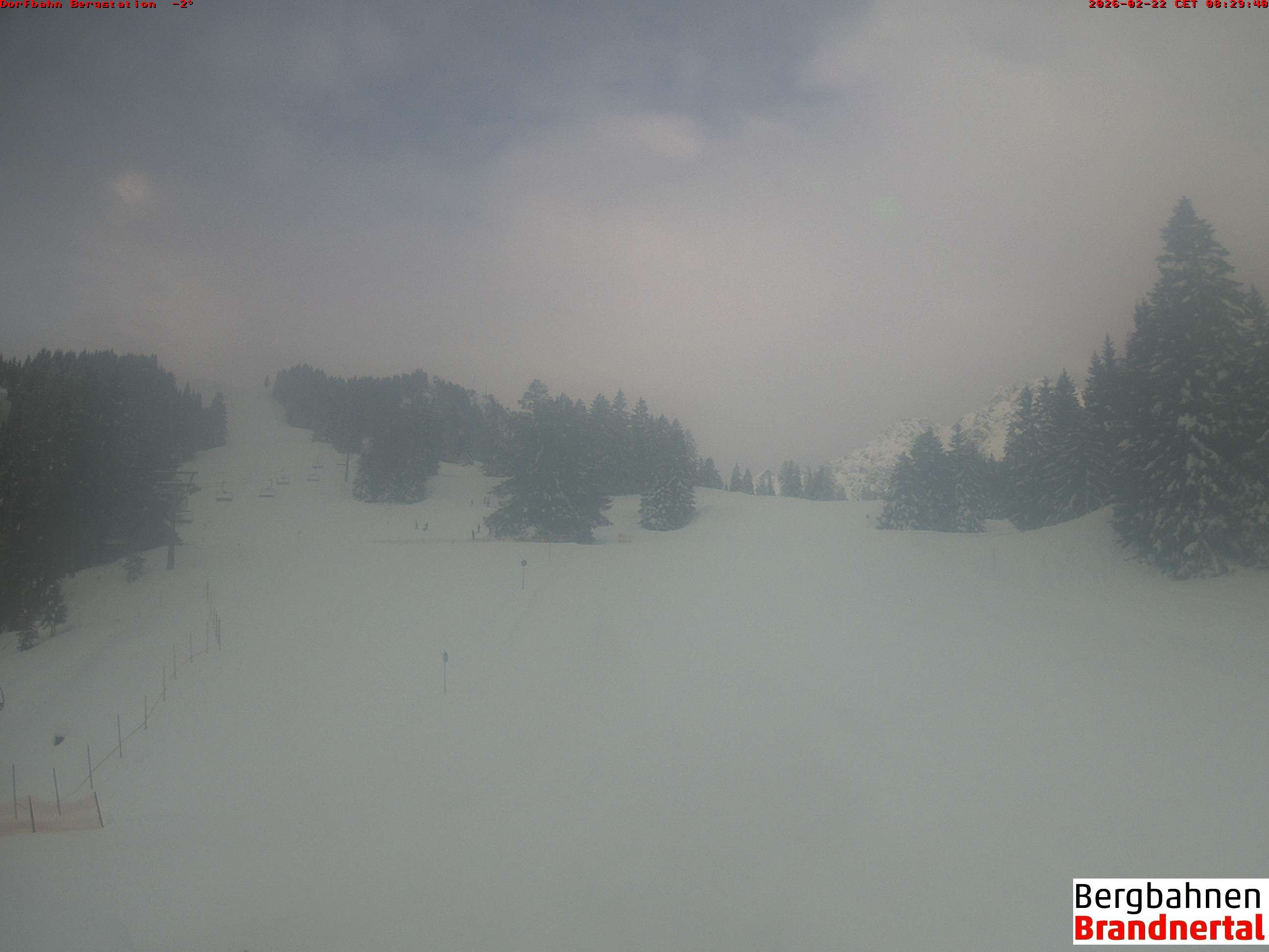 Archiv Foto Webcam Bergstation Dorfbahn, Brandnertal in Vorarlberg