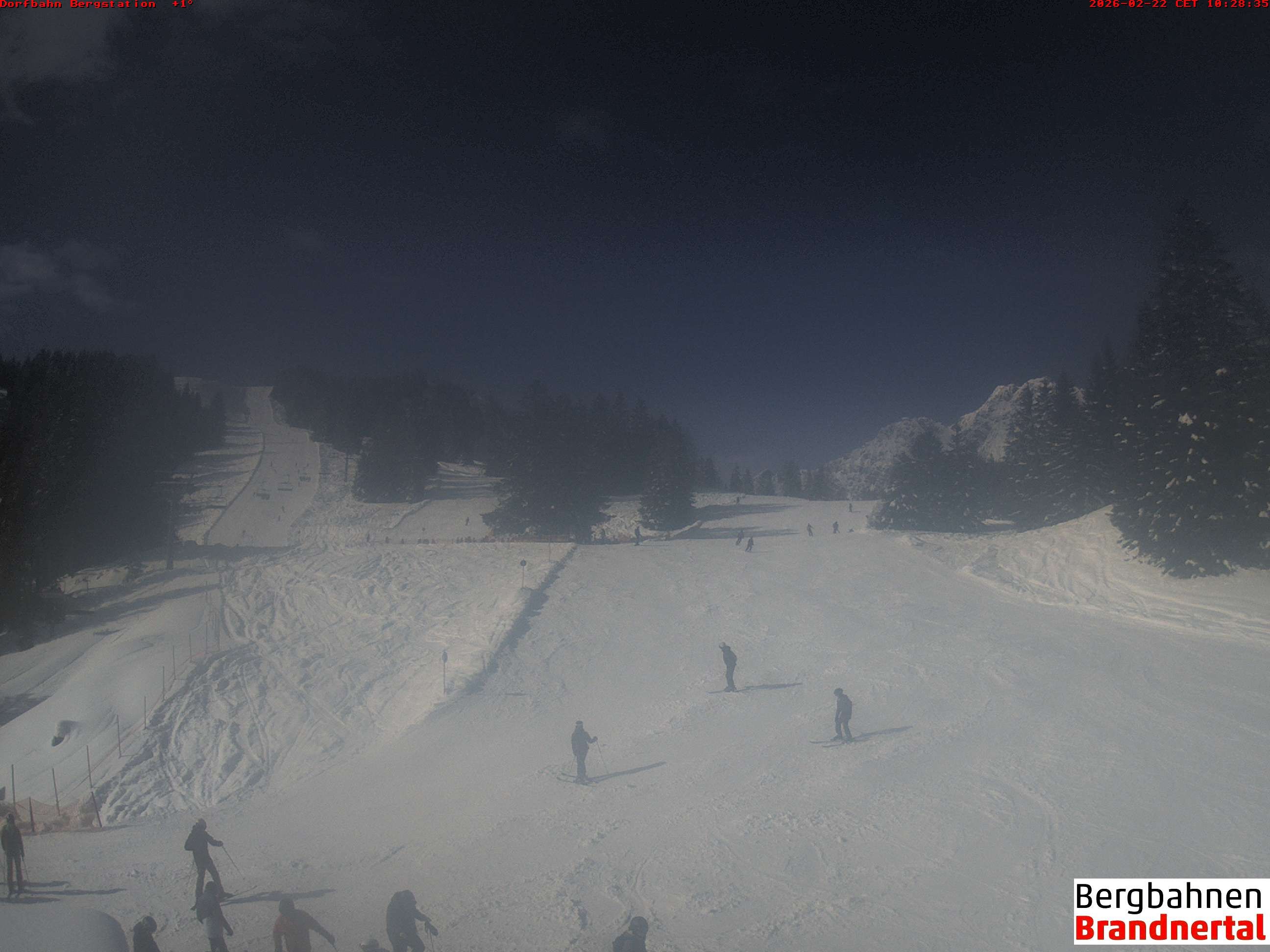 Archiv Foto Webcam Bergstation Dorfbahn, Brandnertal in Vorarlberg