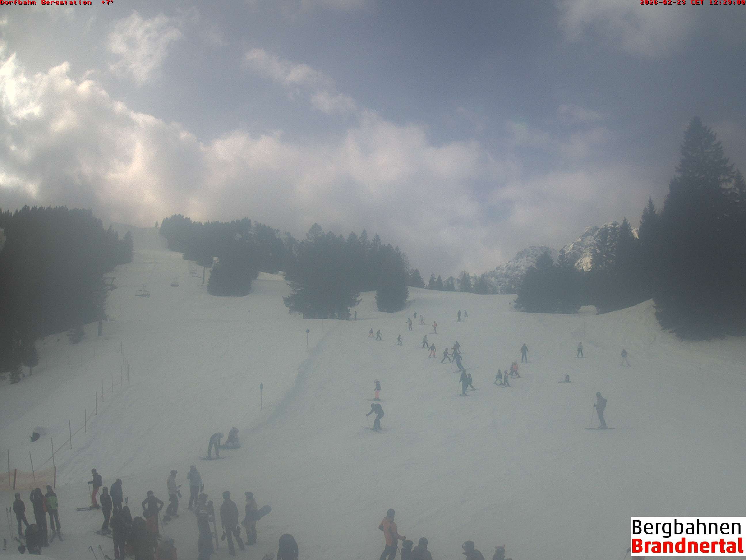 Archiv Foto Webcam Bergstation Dorfbahn, Brandnertal in Vorarlberg