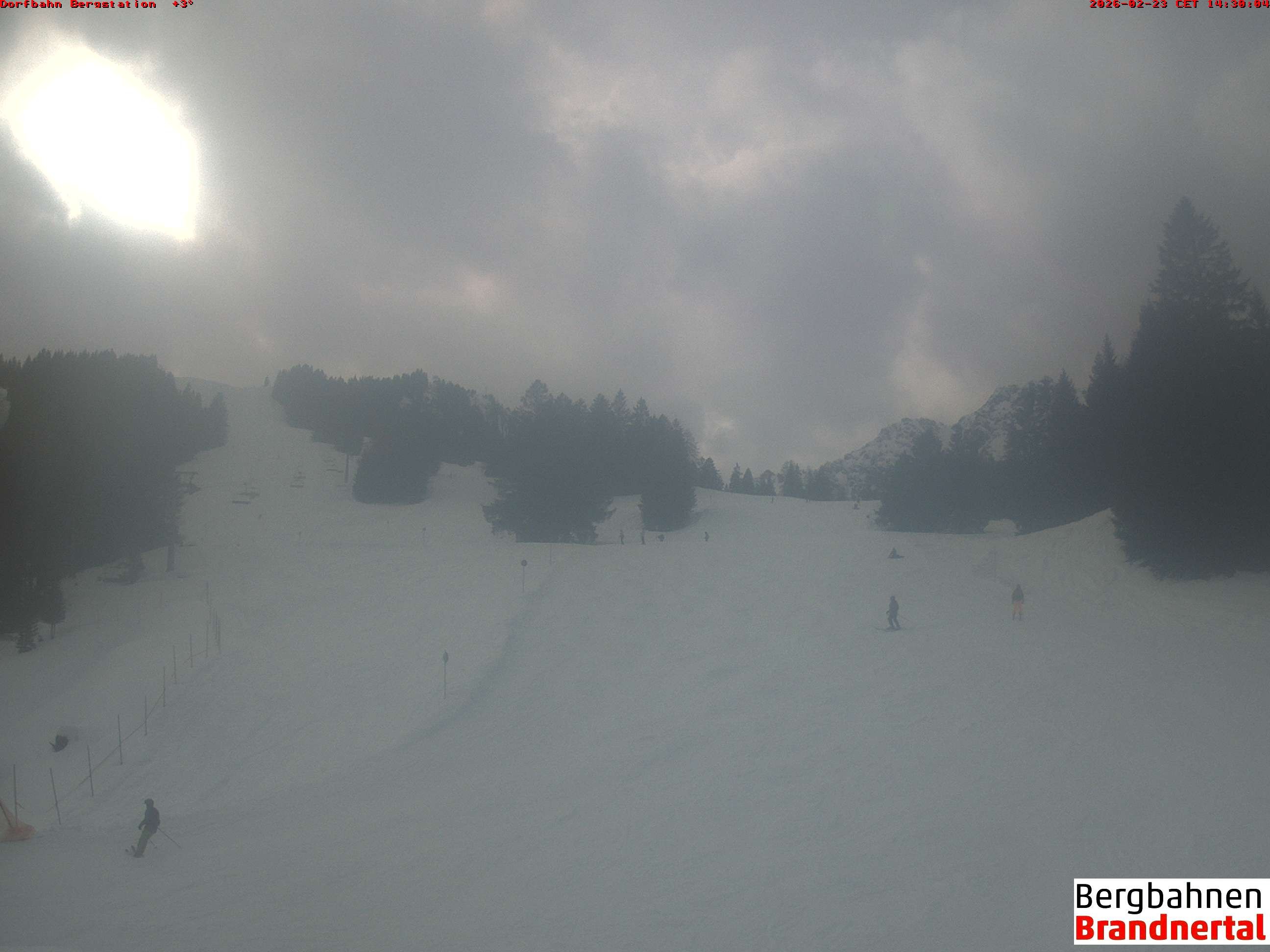 Archiv Foto Webcam Bergstation Dorfbahn, Brandnertal in Vorarlberg