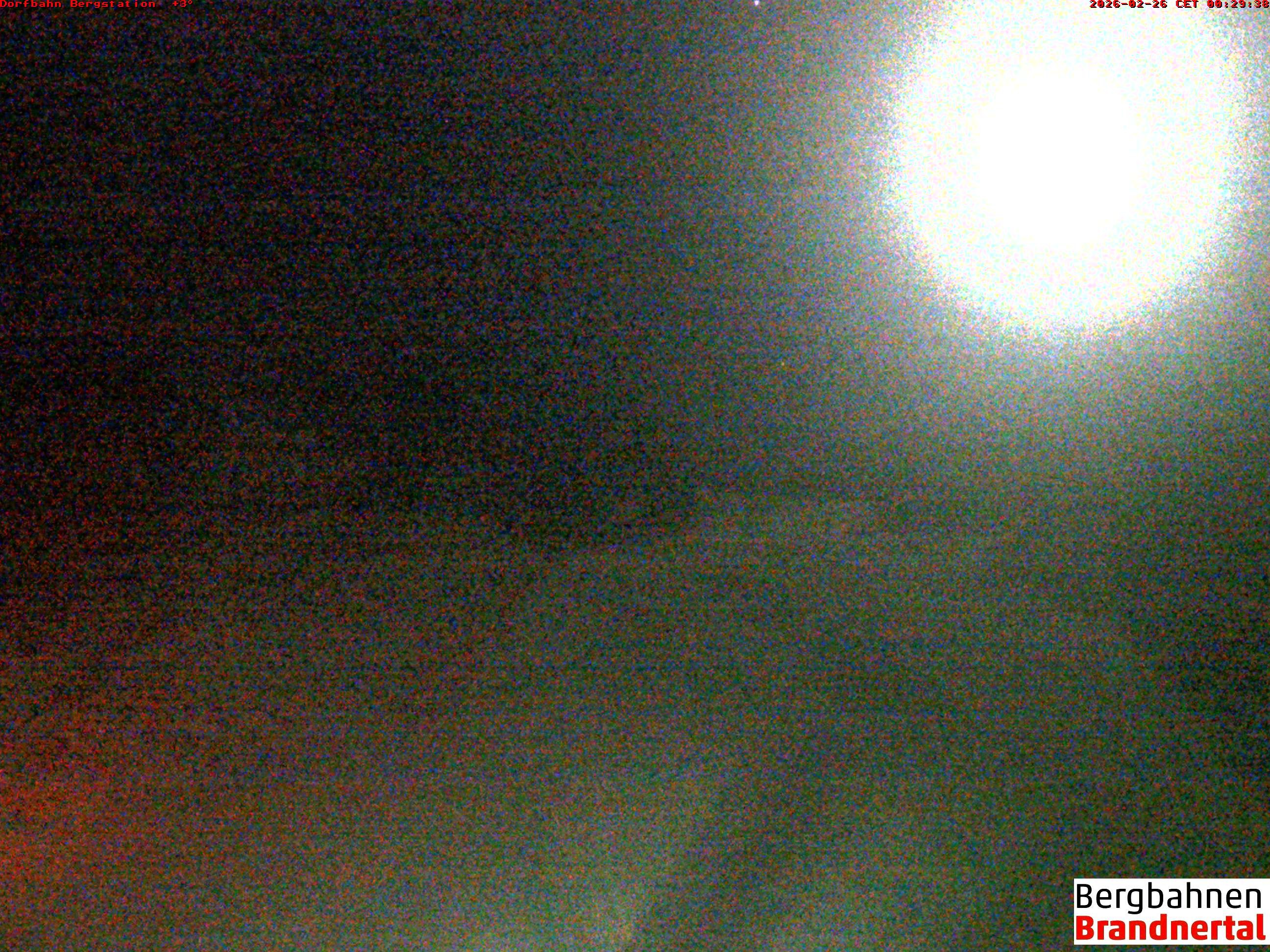 Archived image Webcam mountain station "Dorfbahn", valley "Brandnertal"