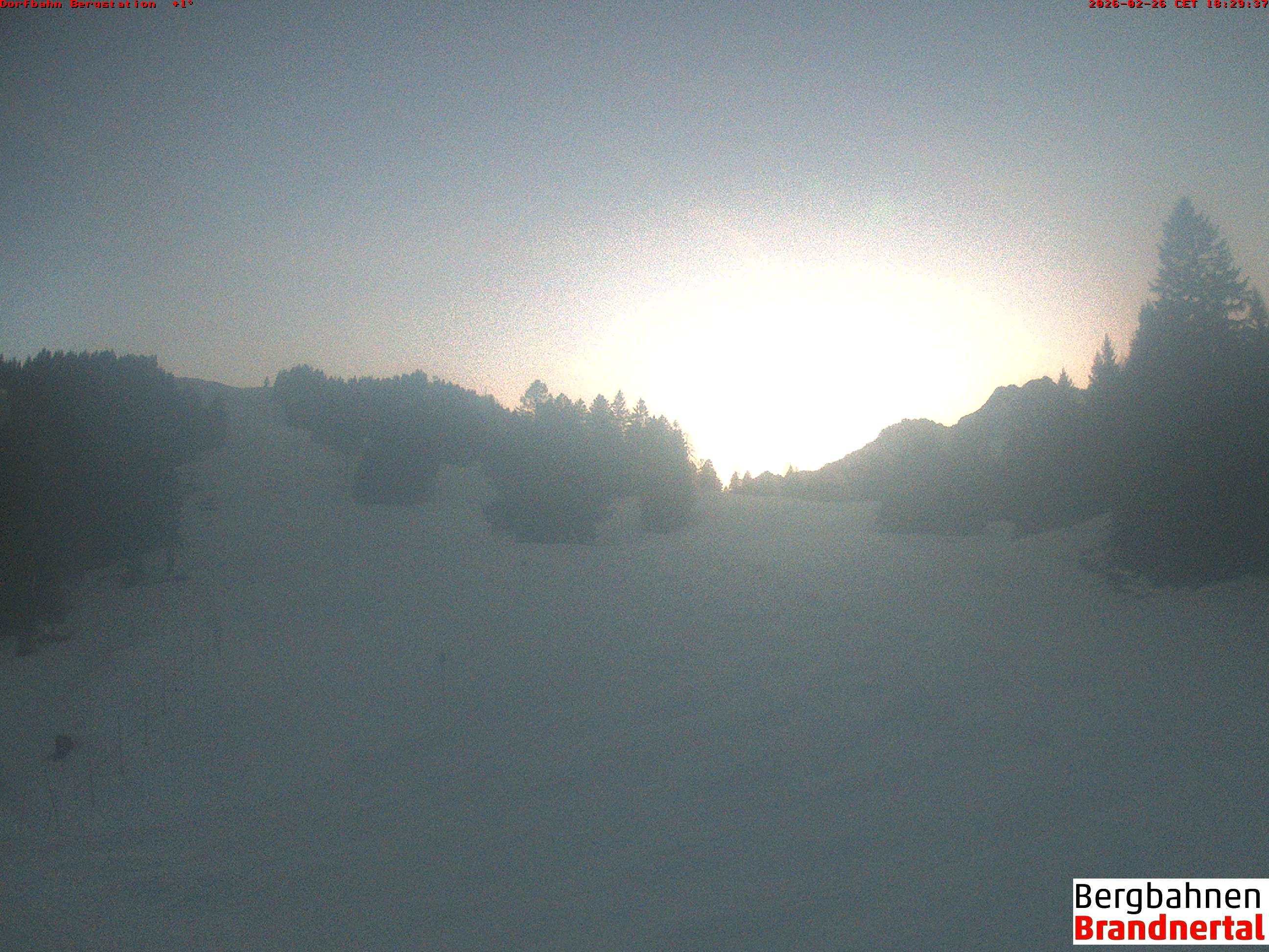 Archiv Foto Webcam Bergstation Dorfbahn, Brandnertal in Vorarlberg