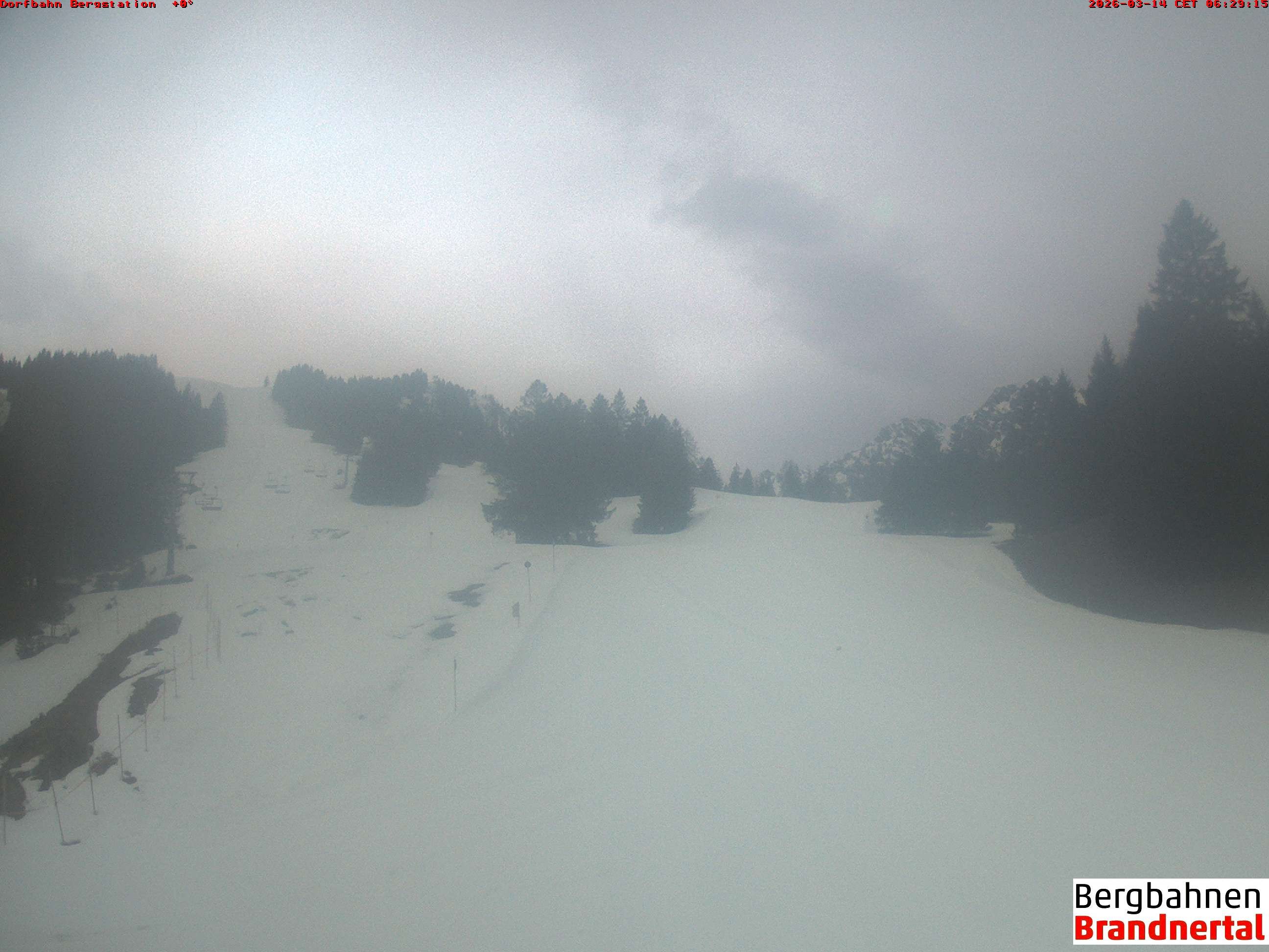 Archiv Foto Webcam Bergstation Dorfbahn, Brandnertal in Vorarlberg