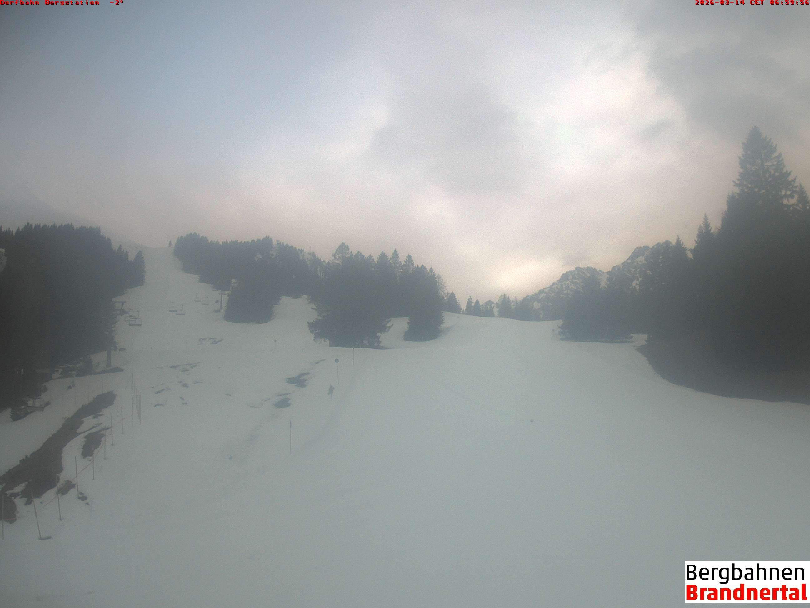 Archiv Foto Webcam Bergstation Dorfbahn, Brandnertal in Vorarlberg