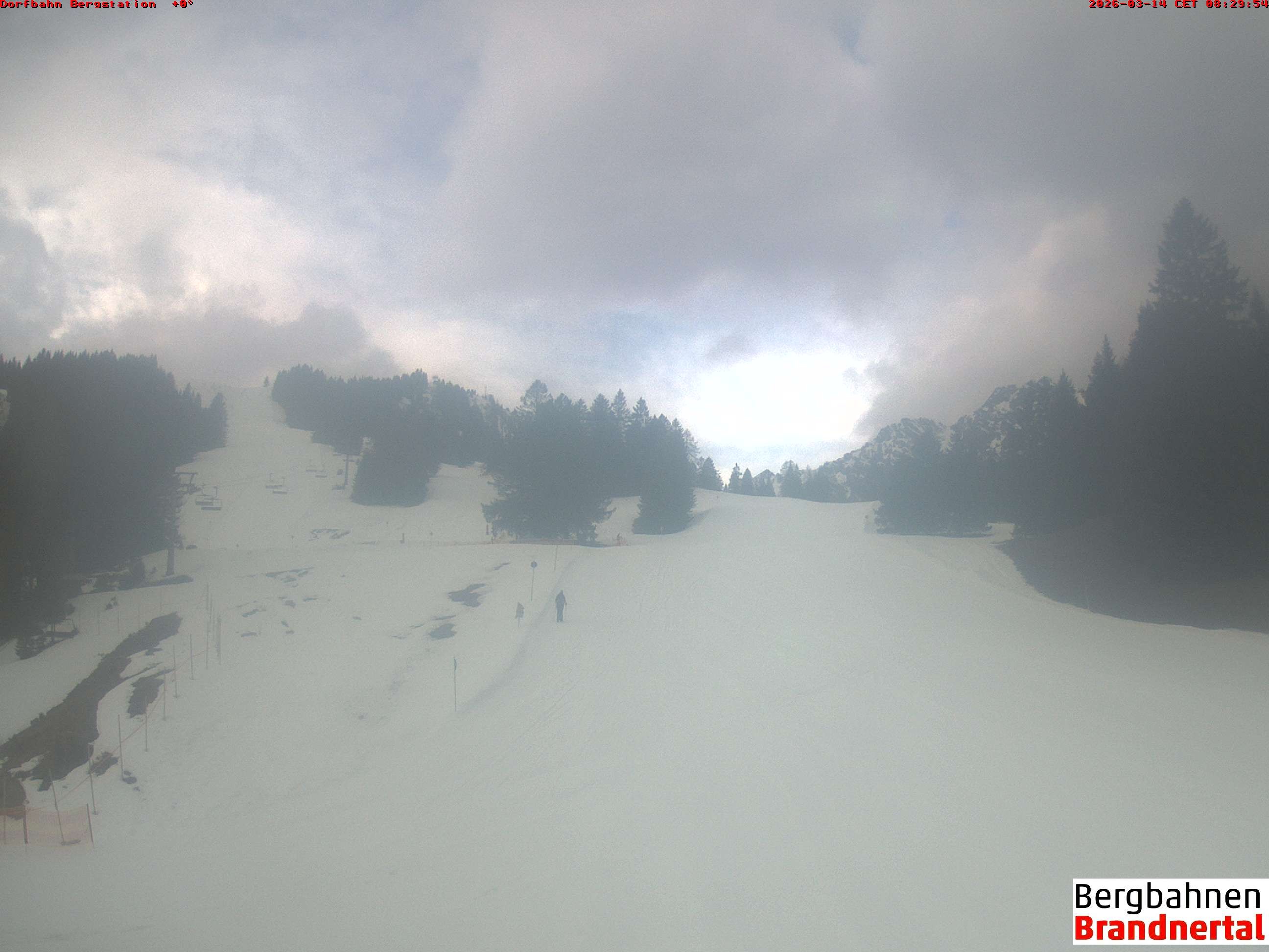 Archiv Foto Webcam Bergstation Dorfbahn, Brandnertal in Vorarlberg