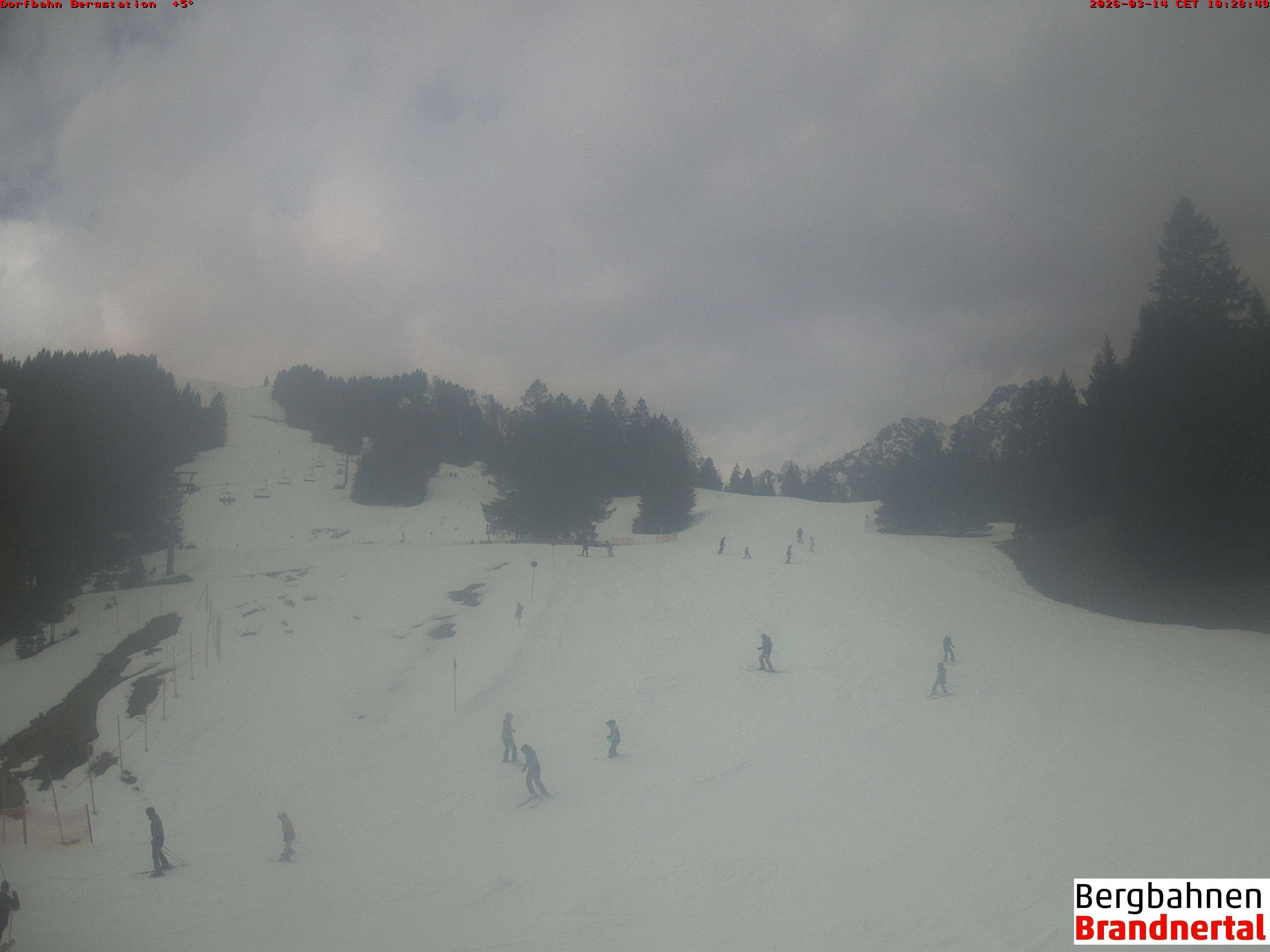 Archiv Foto Webcam Bergstation Dorfbahn, Brandnertal in Vorarlberg