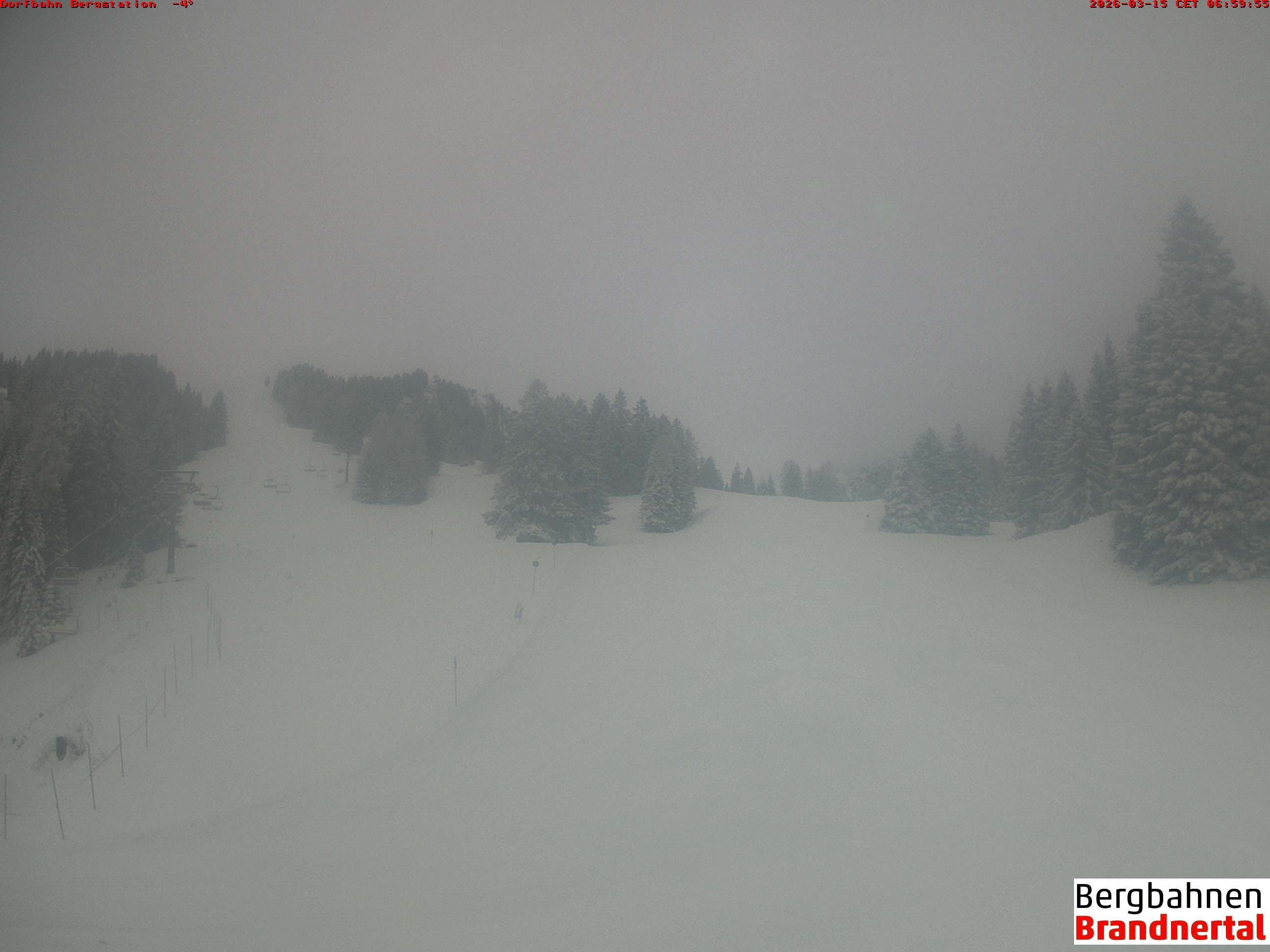 Archiv Foto Webcam Bergstation Dorfbahn, Brandnertal in Vorarlberg