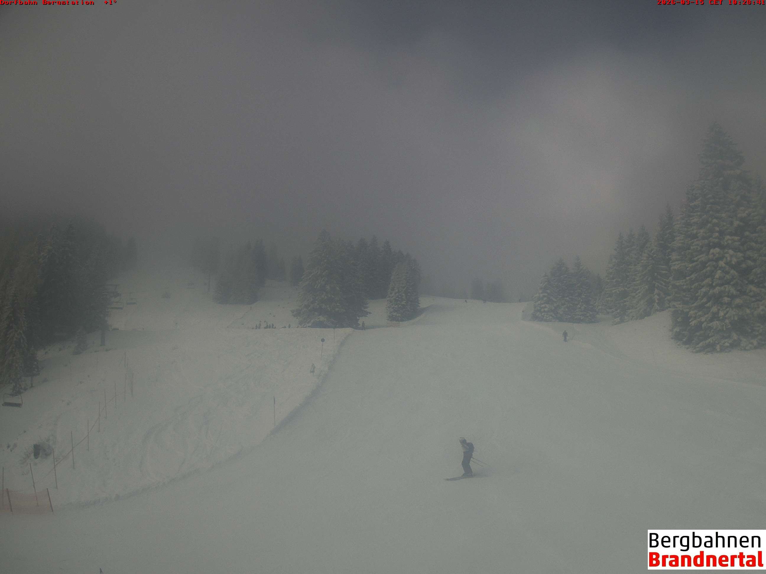 Archiv Foto Webcam Bergstation Dorfbahn, Brandnertal in Vorarlberg