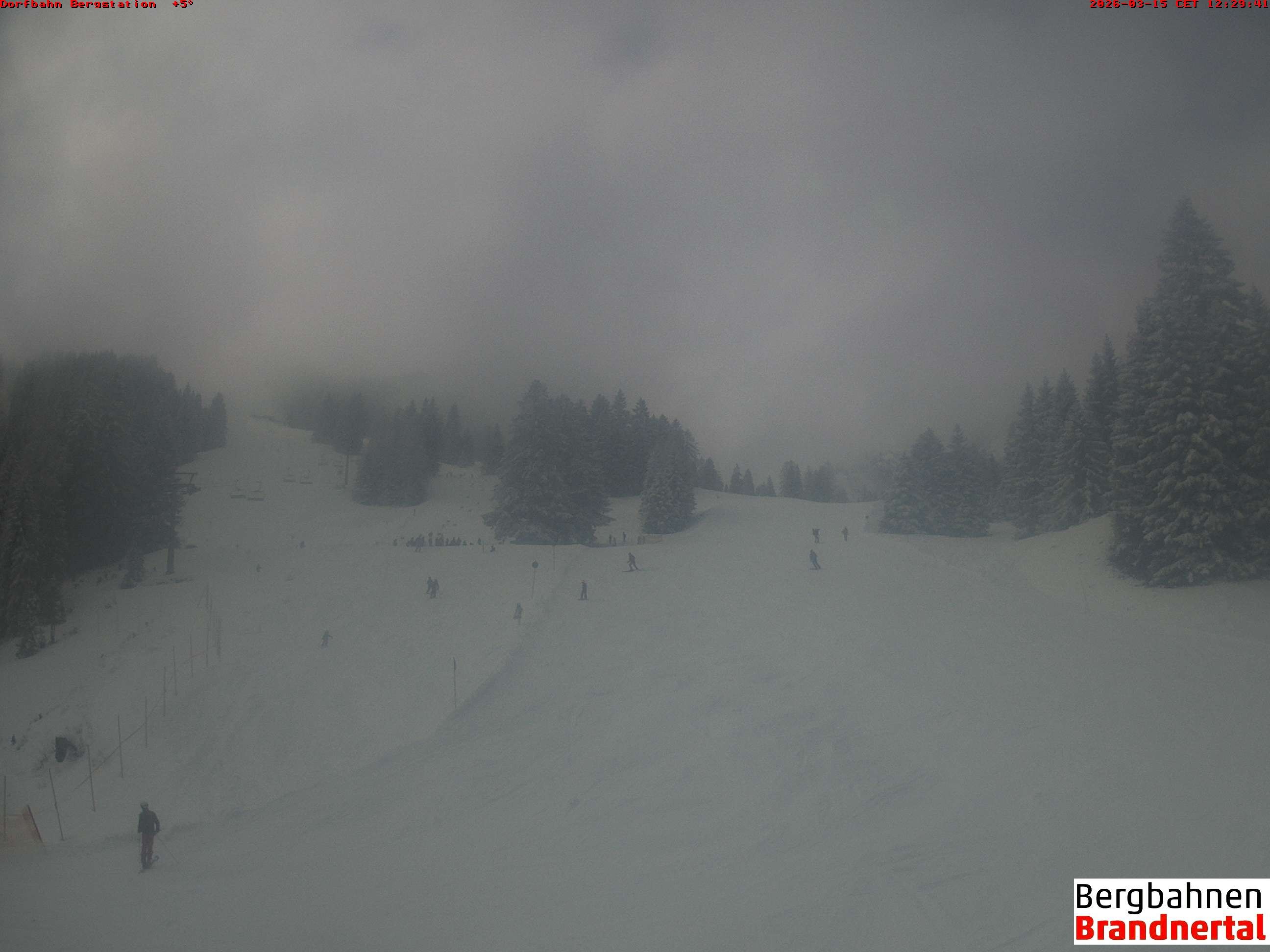 Archiv Foto Webcam Bergstation Dorfbahn, Brandnertal in Vorarlberg