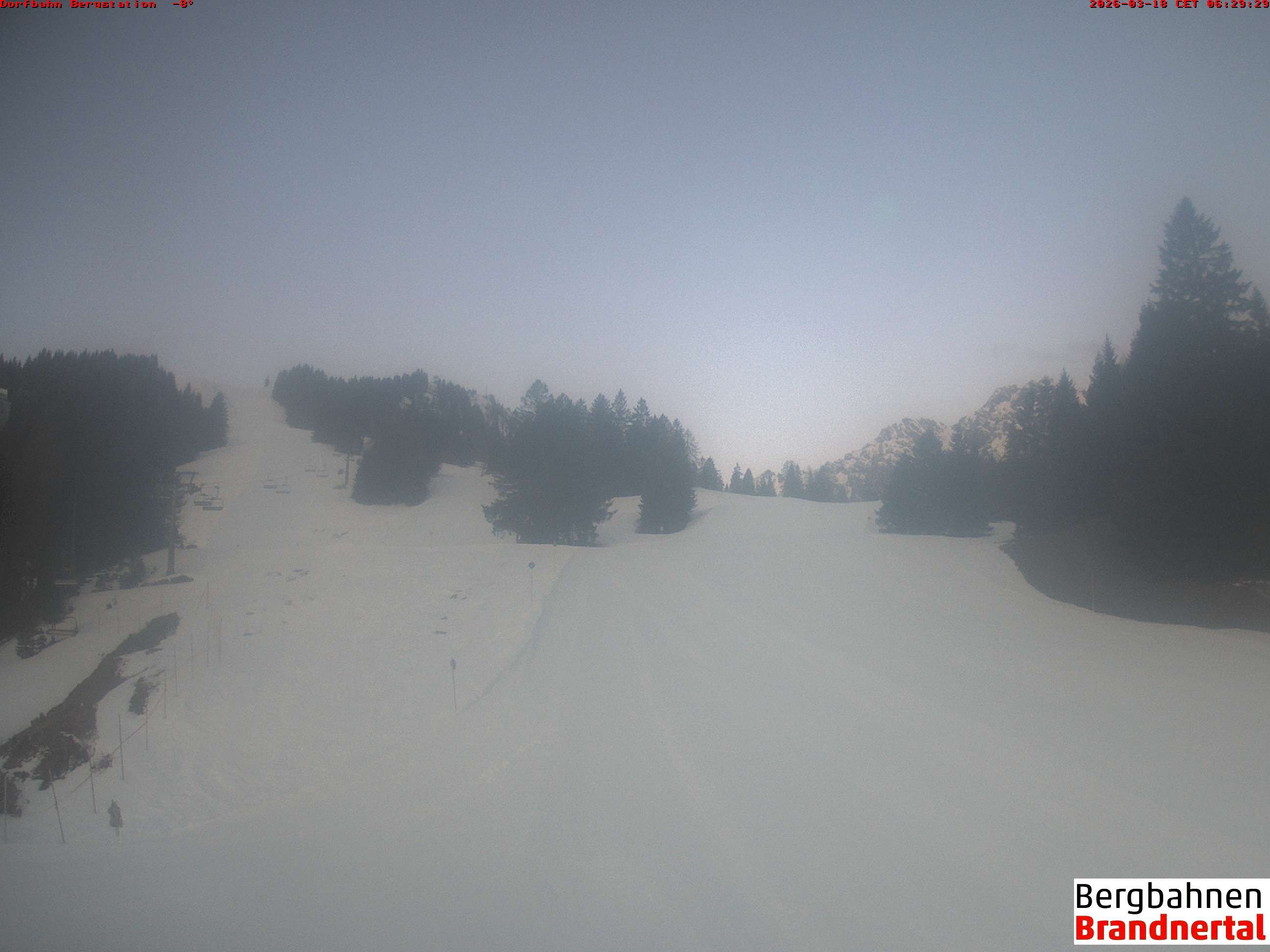 Archiv Foto Webcam Bergstation Dorfbahn, Brandnertal in Vorarlberg