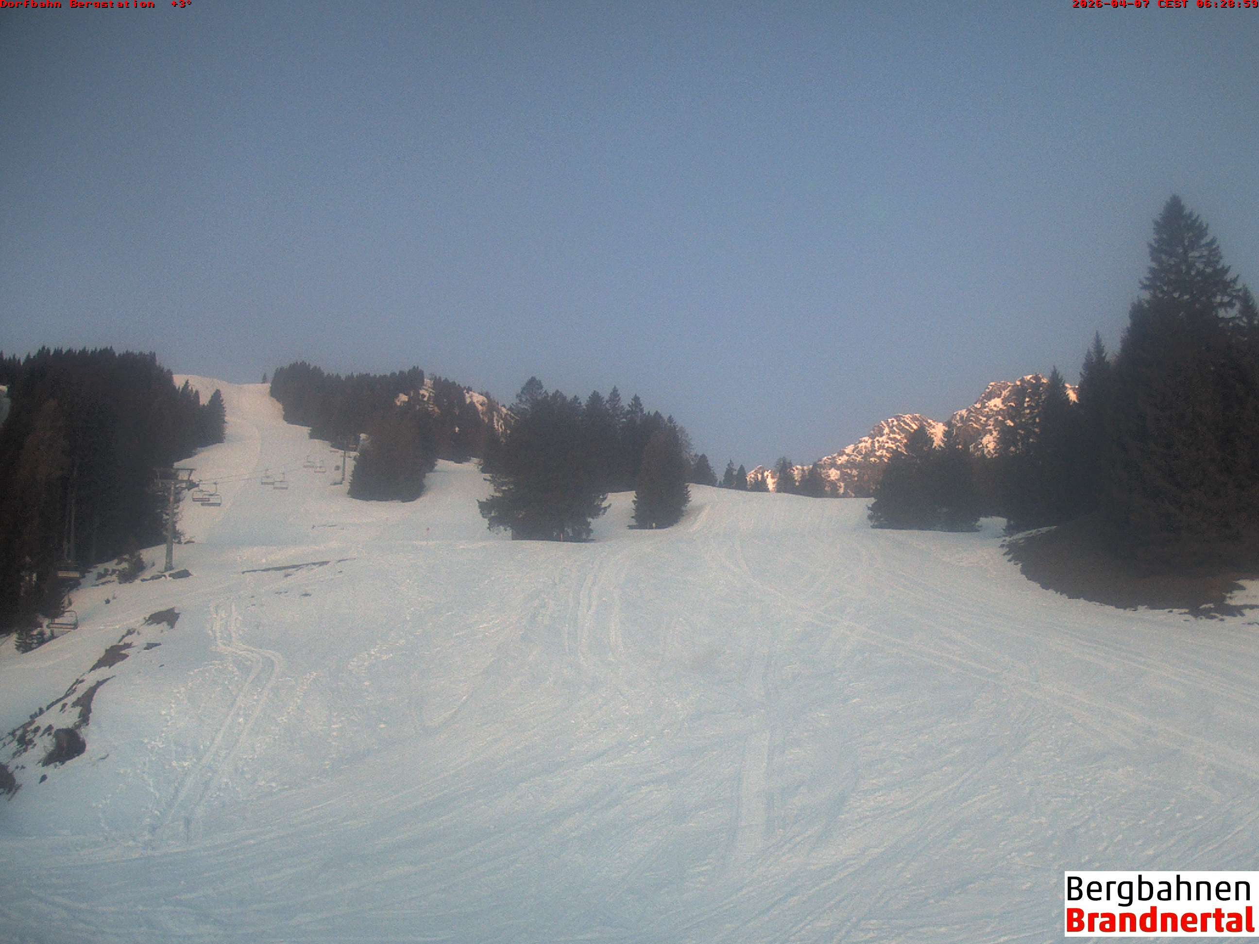 Archiv Foto Webcam Bergstation Dorfbahn, Brandnertal in Vorarlberg