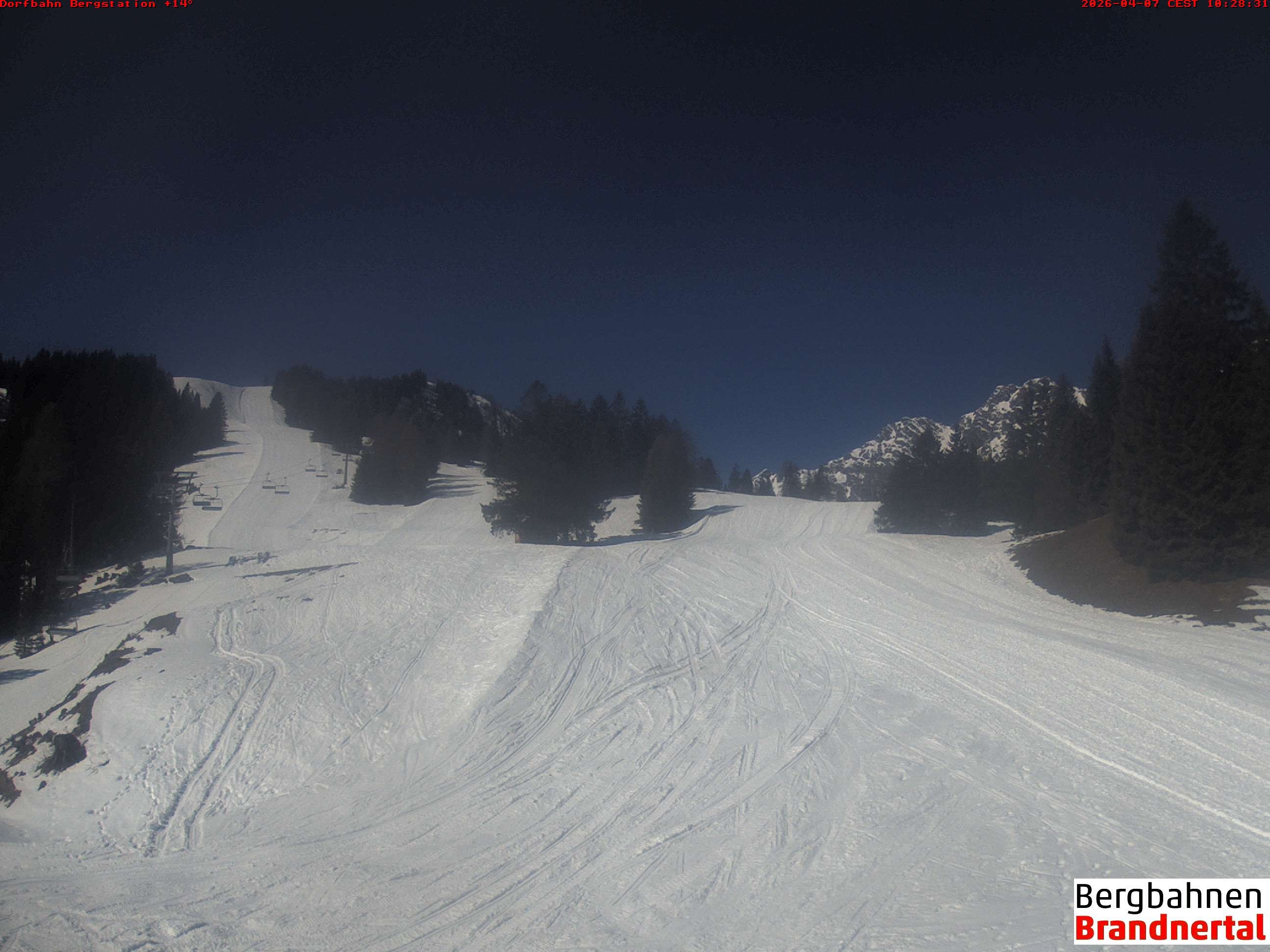 Archiv Foto Webcam Bergstation Dorfbahn, Brandnertal in Vorarlberg