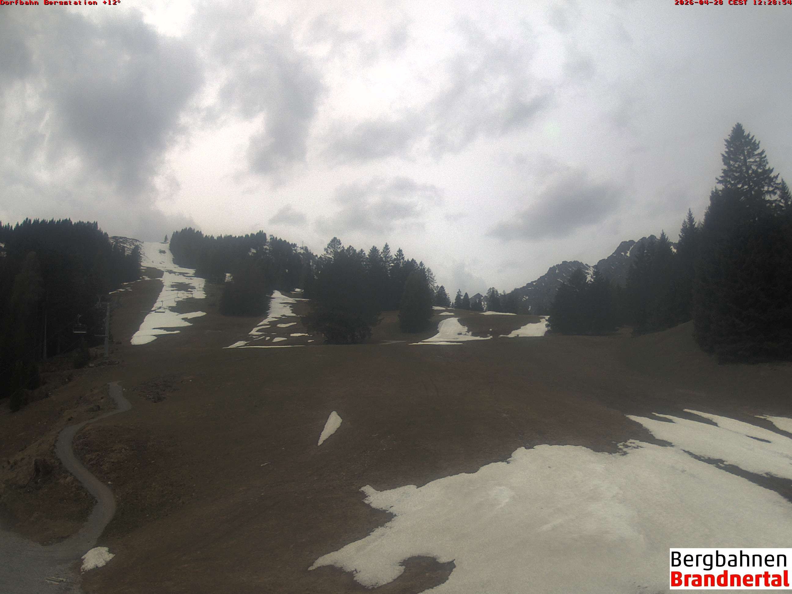 Archiv Foto Webcam Bergstation Dorfbahn, Brandnertal in Vorarlberg