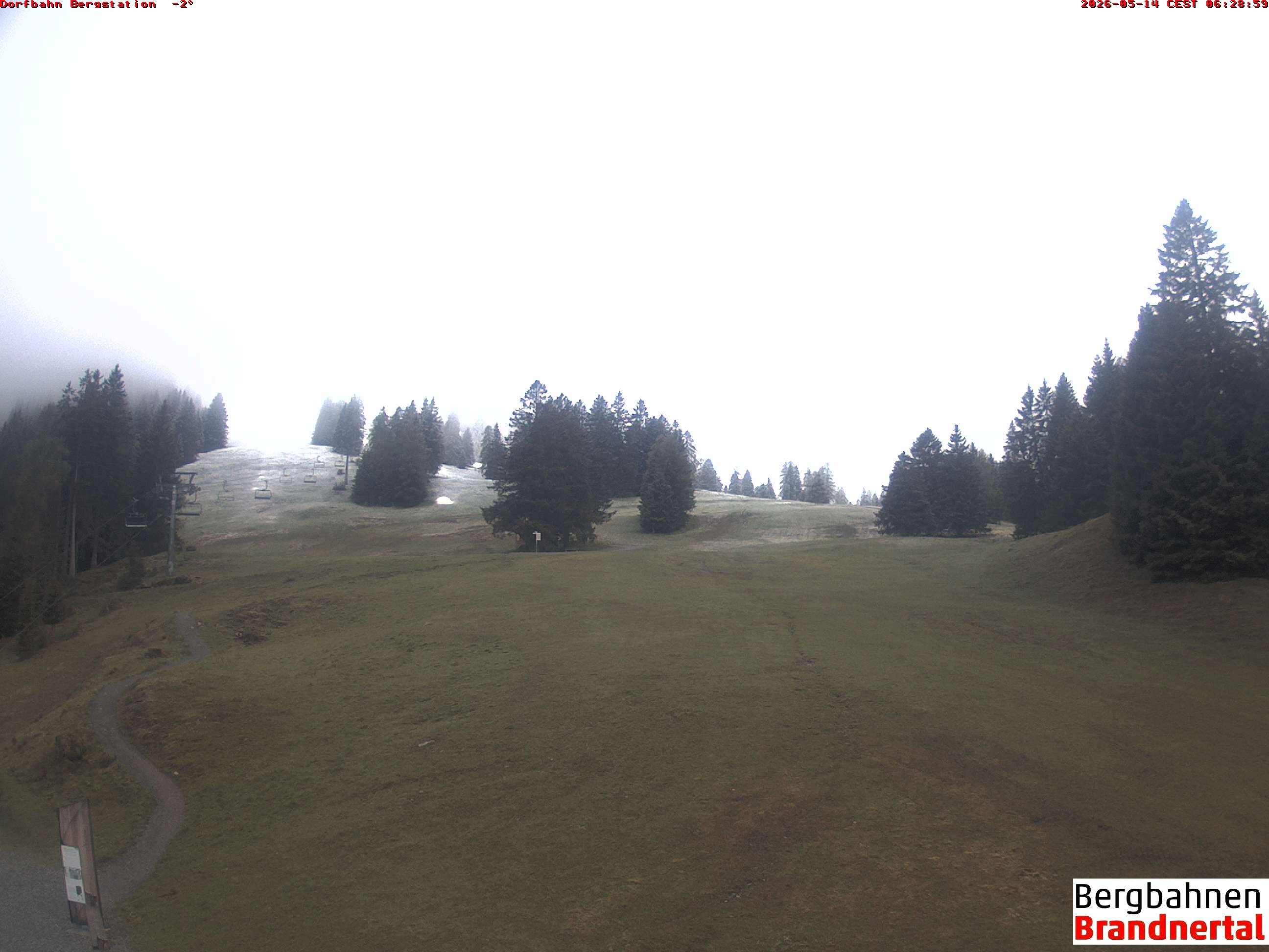 Archiv Foto Webcam Bergstation Dorfbahn, Brandnertal in Vorarlberg