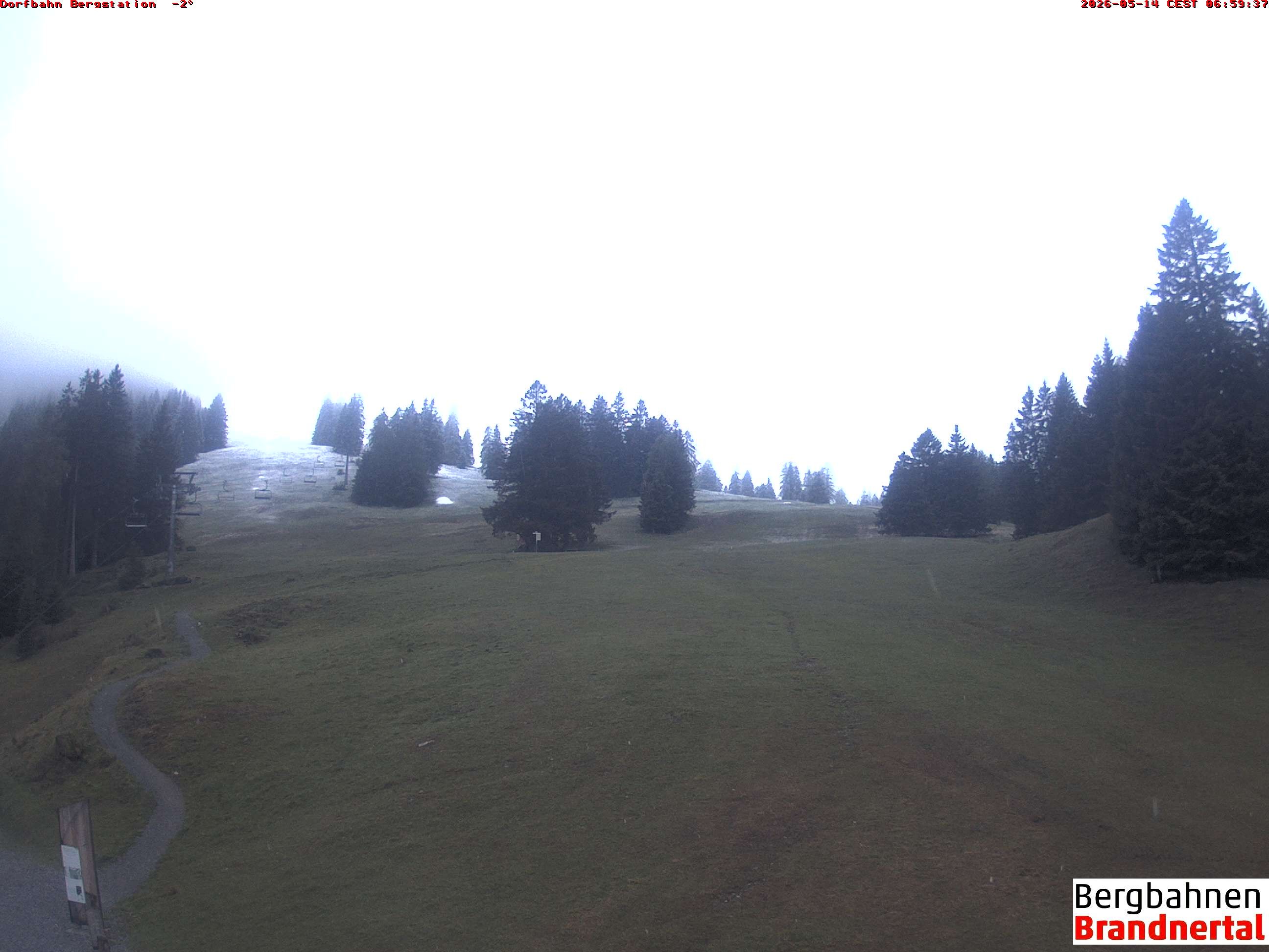 Archiv Foto Webcam Bergstation Dorfbahn, Brandnertal in Vorarlberg